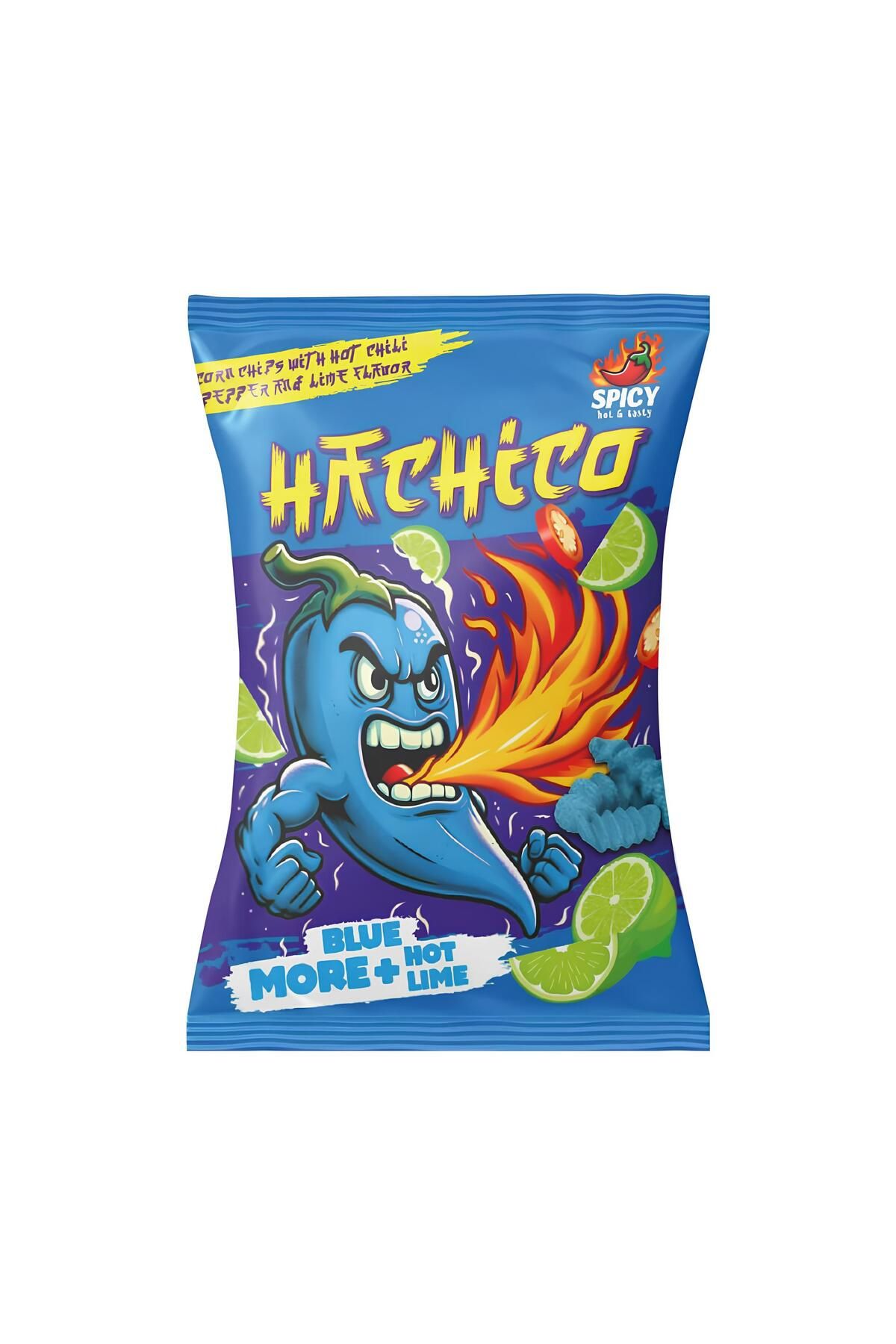 Hachico Blue - Hot Chili Pepper and Lime Flavor 65g