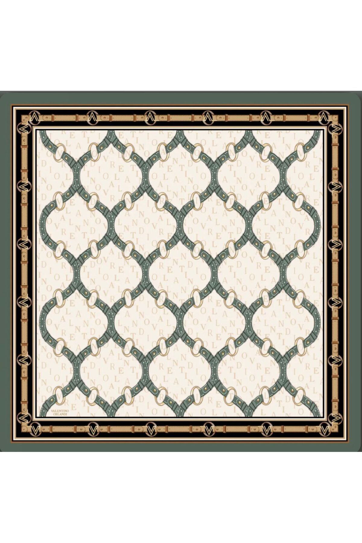 Valentino Orlandi twill ipek eşarp