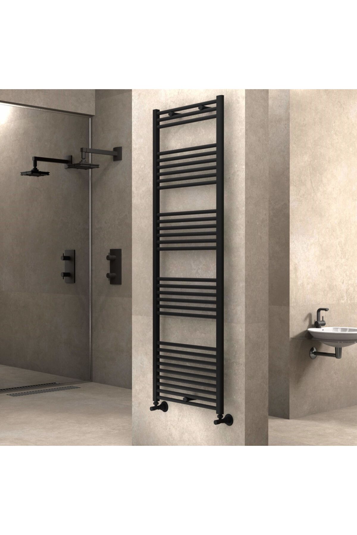 Radiva Haiti Havlupan 600x1800 Düz Mat Siyah
