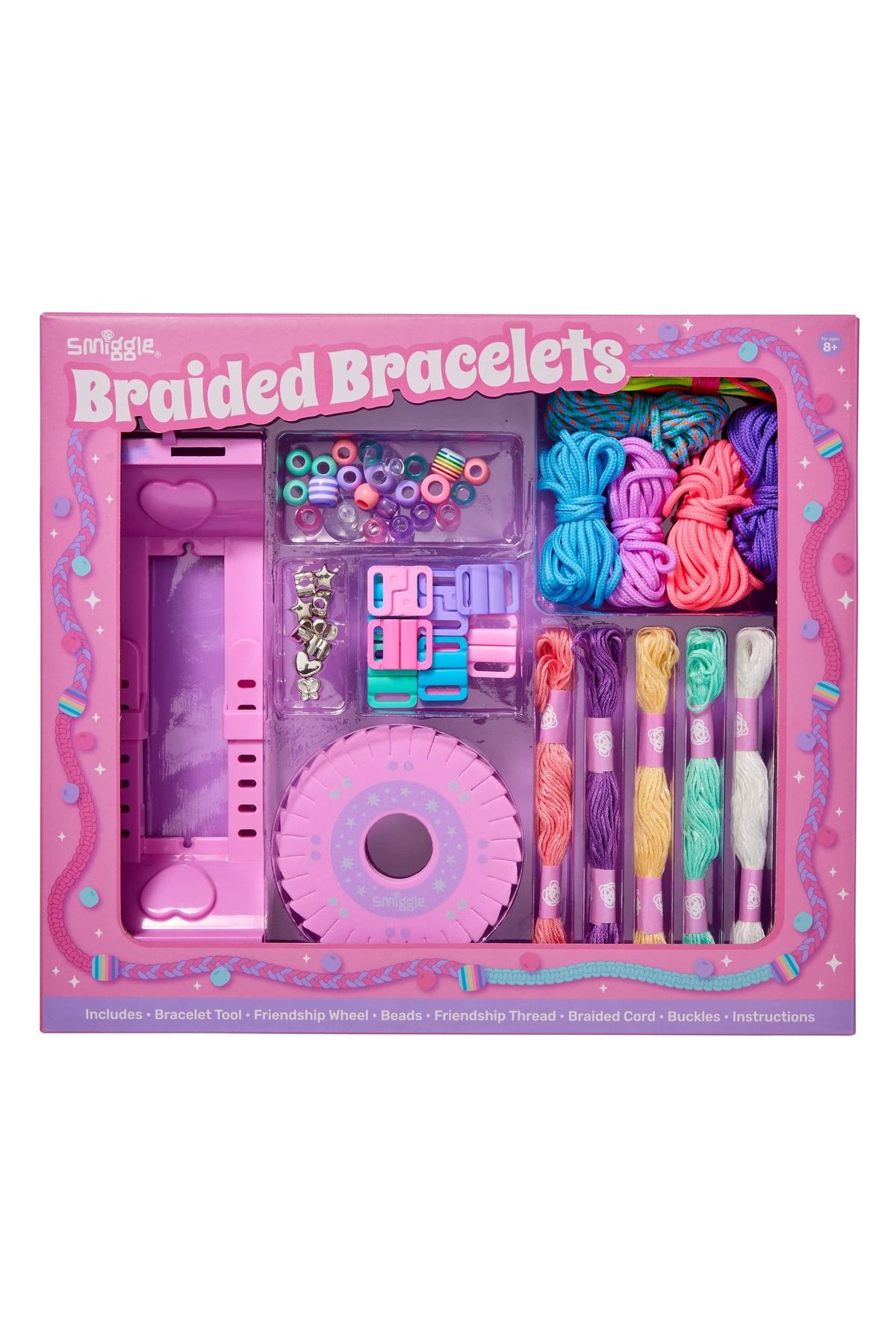 SMIGGLE Kendi Tasarımınız Olarak Yapılabilen Örgülü Bilezik Seti