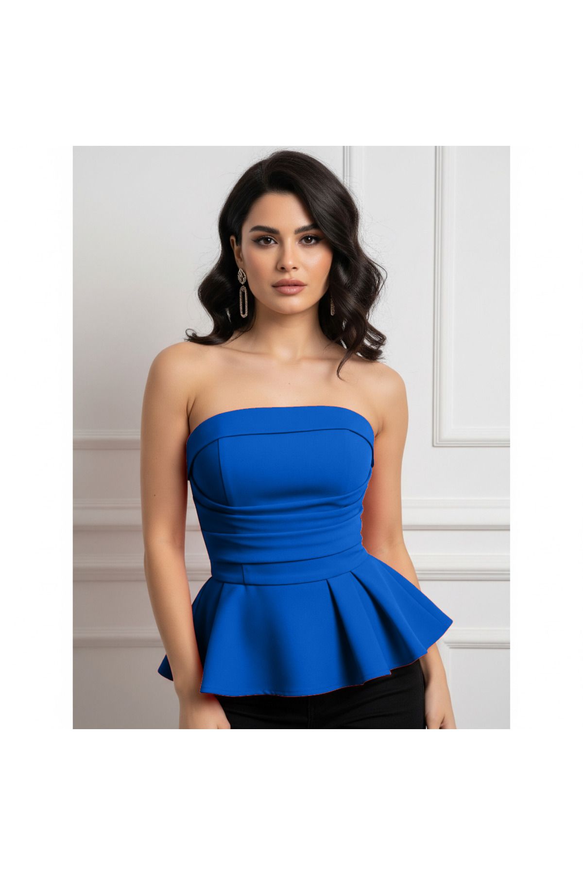MODAÇ TEKSTİL Şık ve Çarpıcı: Straplez Bluz
