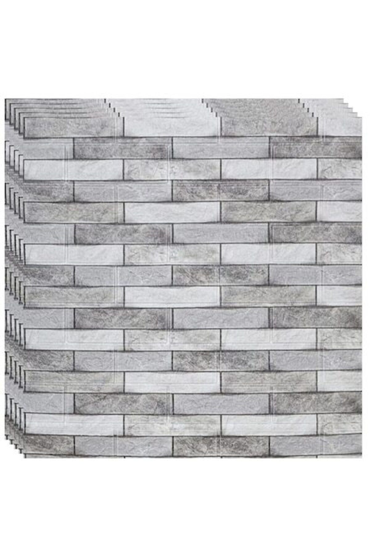 HOZRO-Set of 100 x HOZRO self-adhesive 3D wallpaper, Brick imitation pattern 1