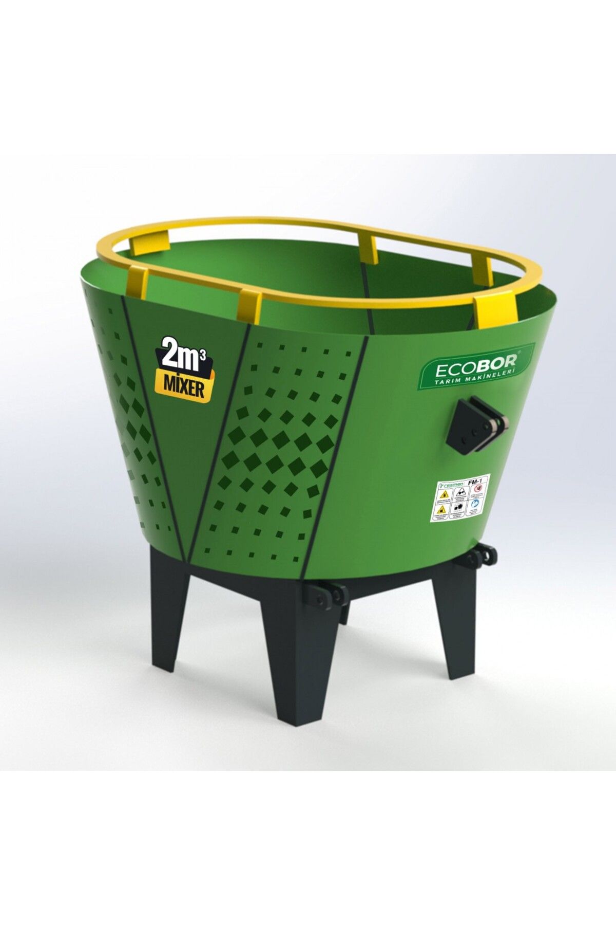ECOBOR FM20 2m³ Yem Karma Makinesi