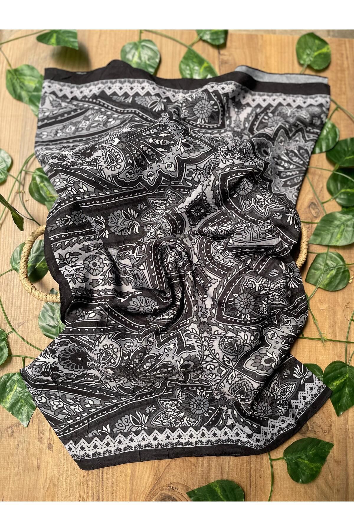 Butik Desenli pamuk şal