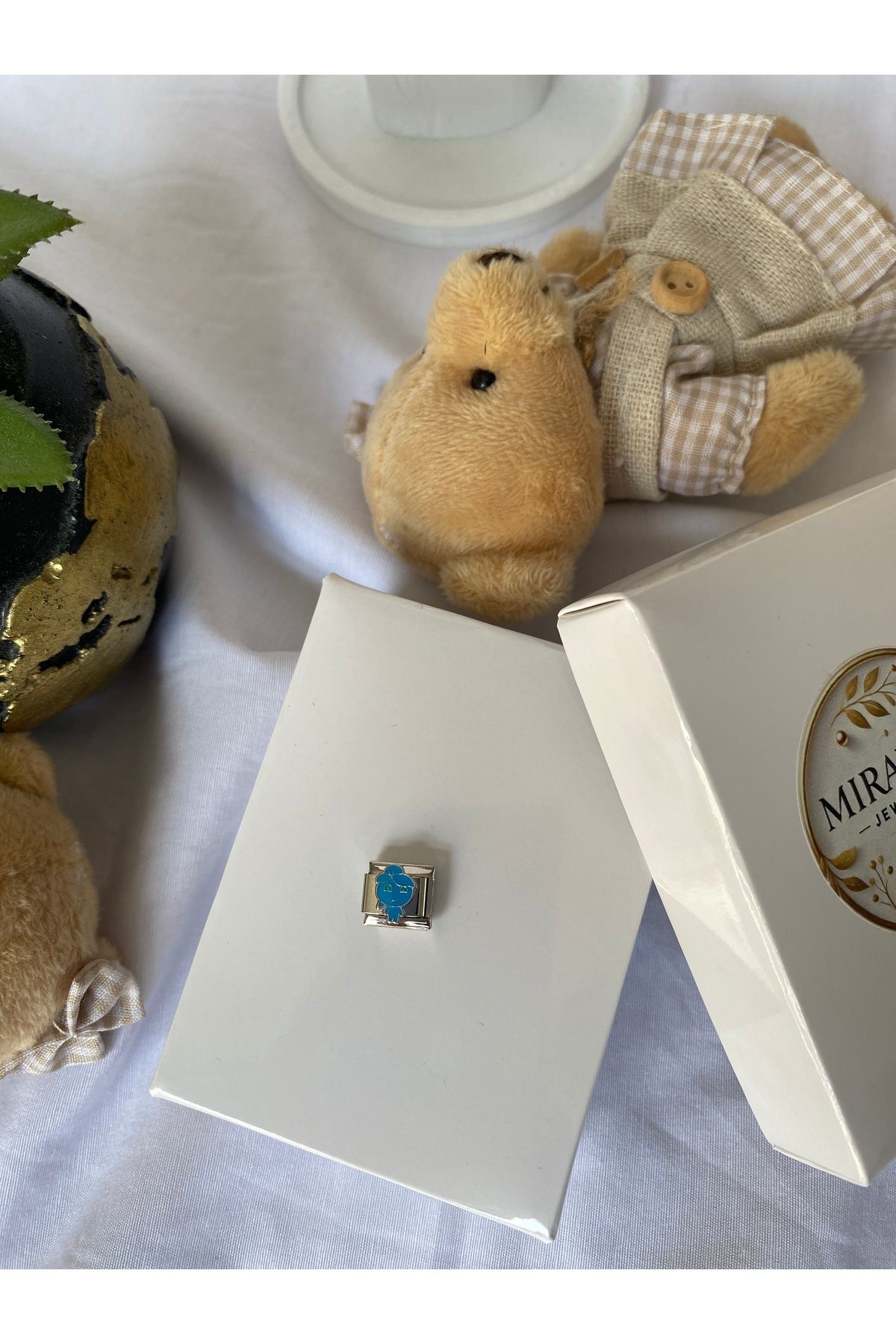 Miravera Jewellery Çelik İtalyan Bileklik Charmı