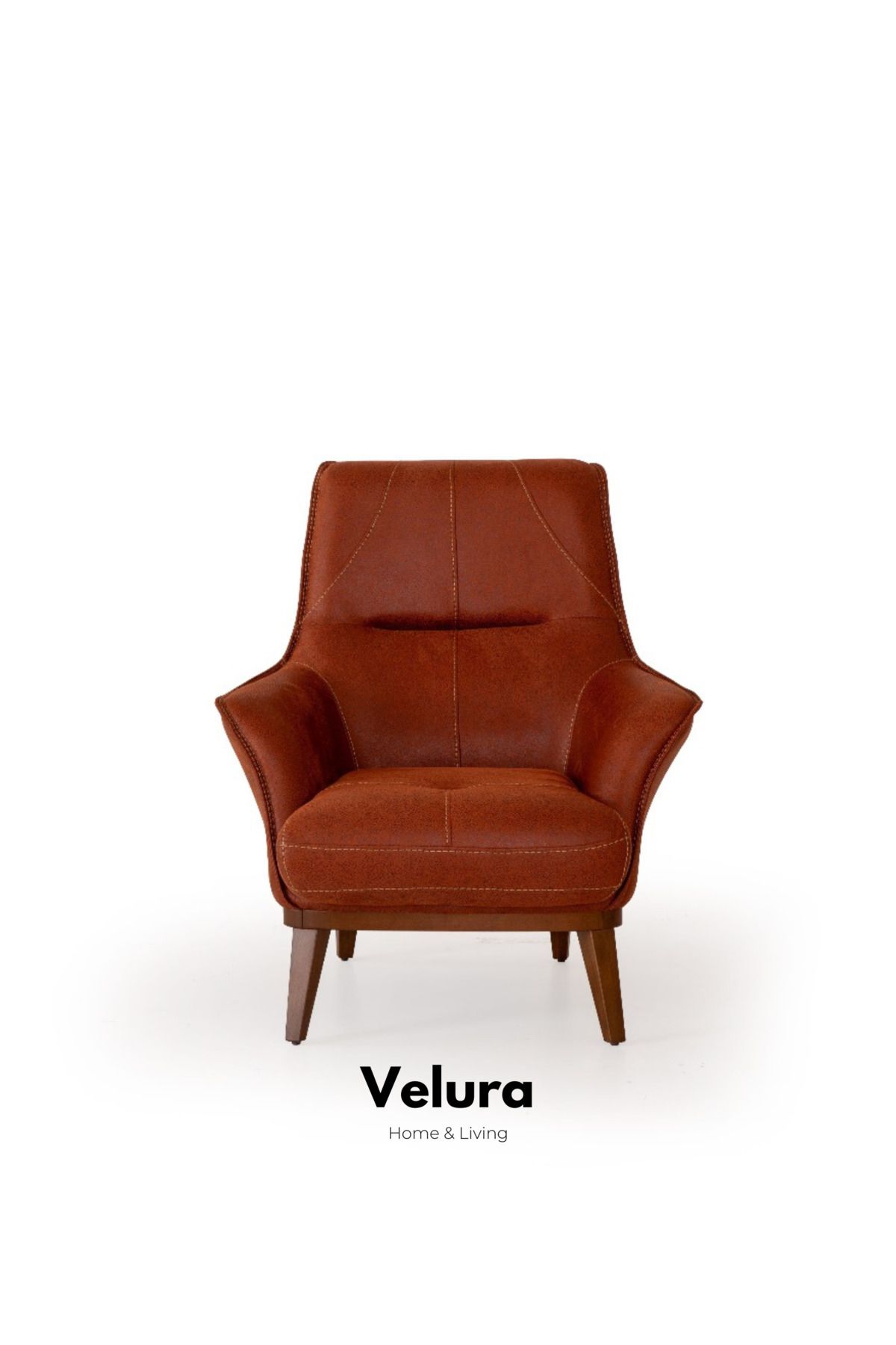 Velura Home & Living Milda Berjer & Tekli Koltuk - Bordo