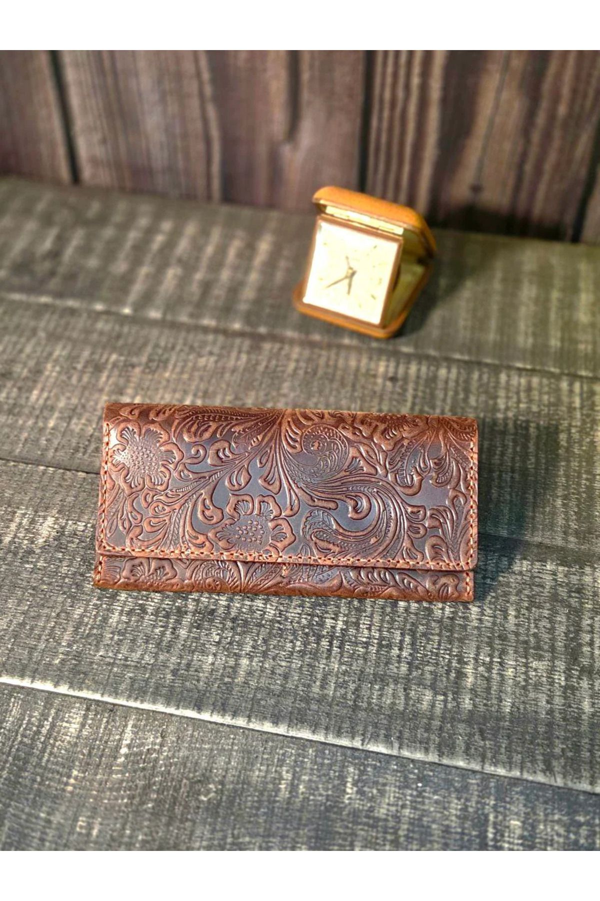 Wild West Crafted MSTNG Large Uzun Kadın Cüzdan