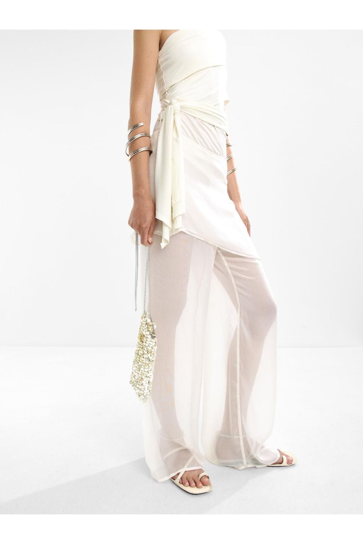 PARFOIS %100 İpek Pantolon