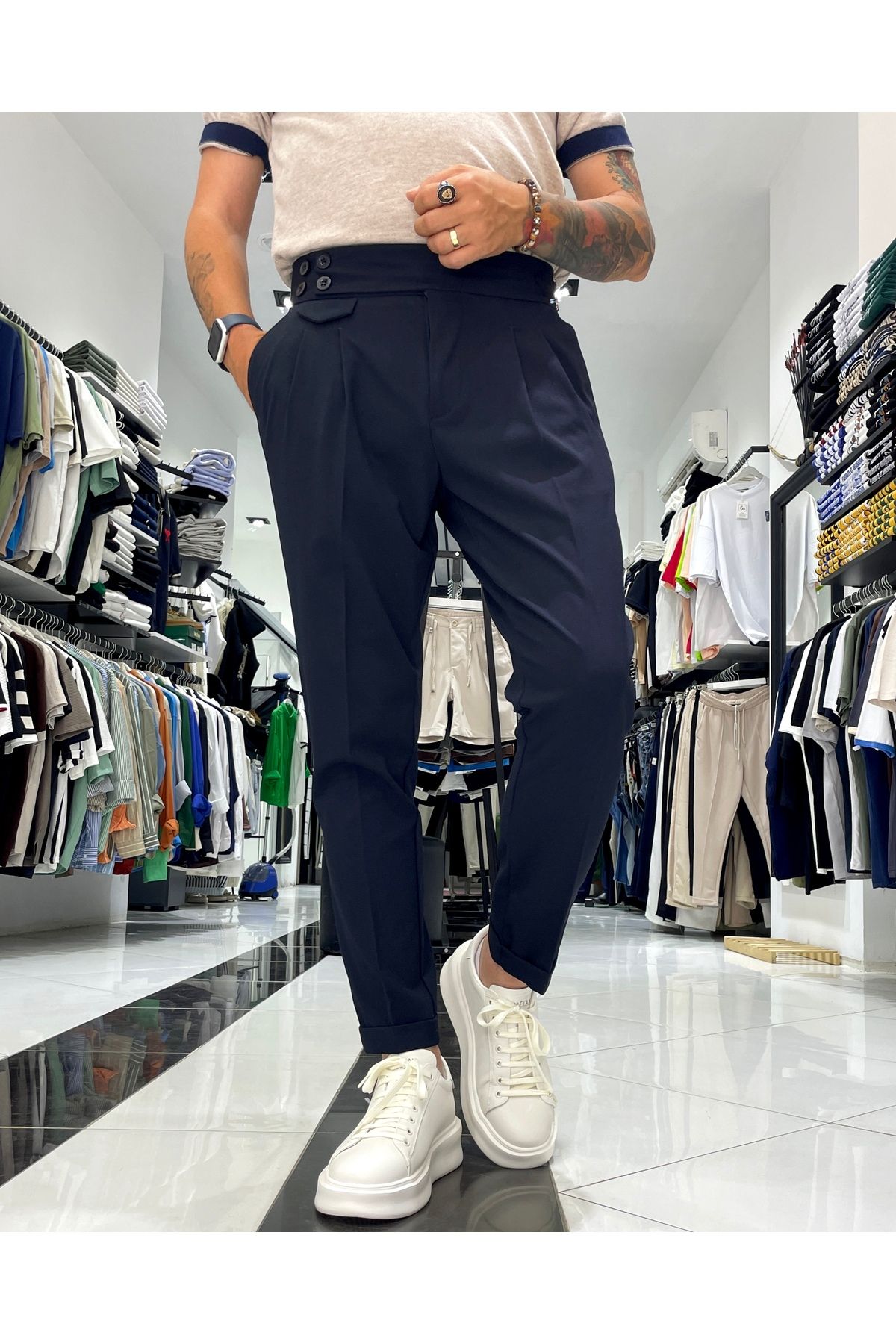 Higo Man Erkek Old Money İtalyan Kesim Pantolon