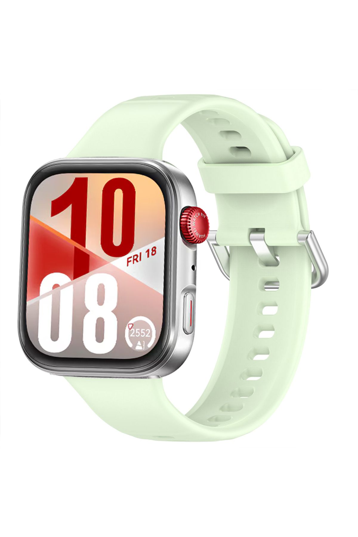 Sneezy Huawei Watch Fit 4 Fit 4 Pro İle Uyumlu Dikiş Desenli Metal Tokalı Dokuma Silikon Kordon