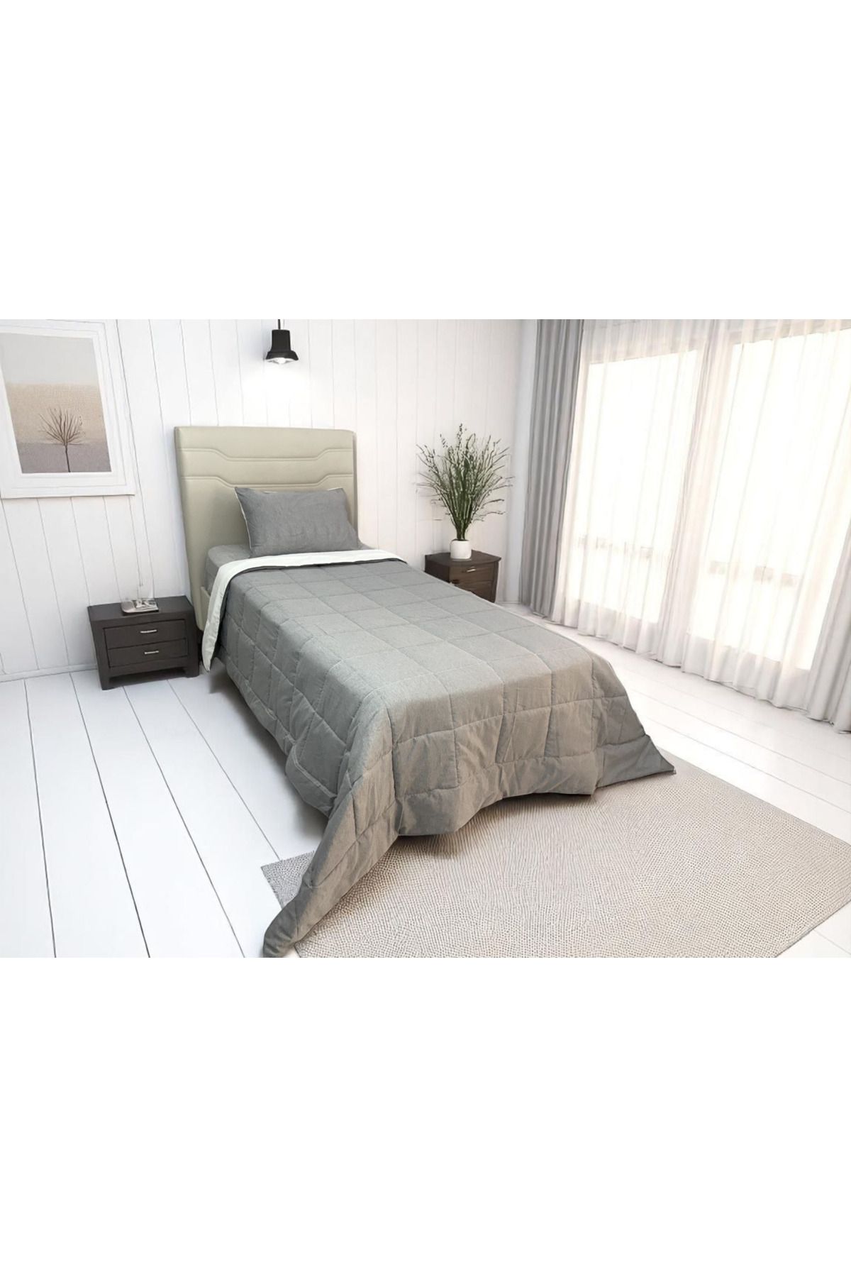 aslıbella home collection Çok amaçlı tek kişilik yatak örtüsü, yazlık yorgan