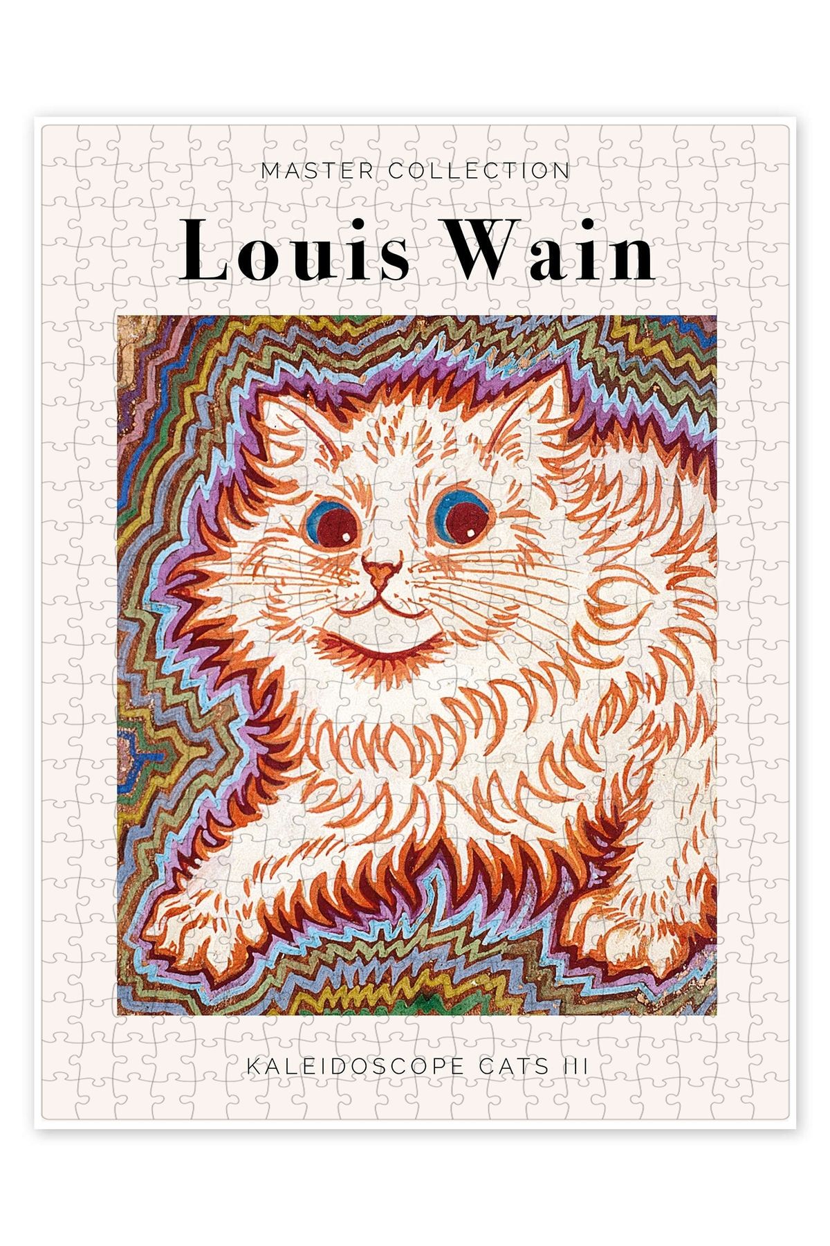 Jeronkarji Kaleidoscope Cats III 500 Parça Puzzle Yapboz Kedi Köpek Temalı Doğa ve Orman Hayvanları