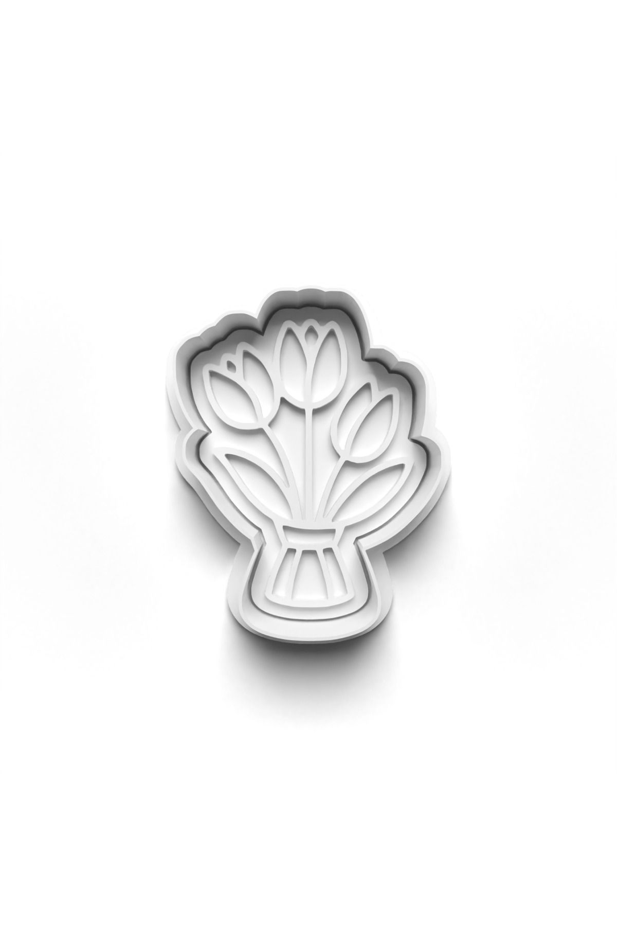 Adana Pasta Malzemeleri ÇİÇEK BUKETİ KURABİYE KALIBI KESİCİ VE DAMGASI 3D-0838_3