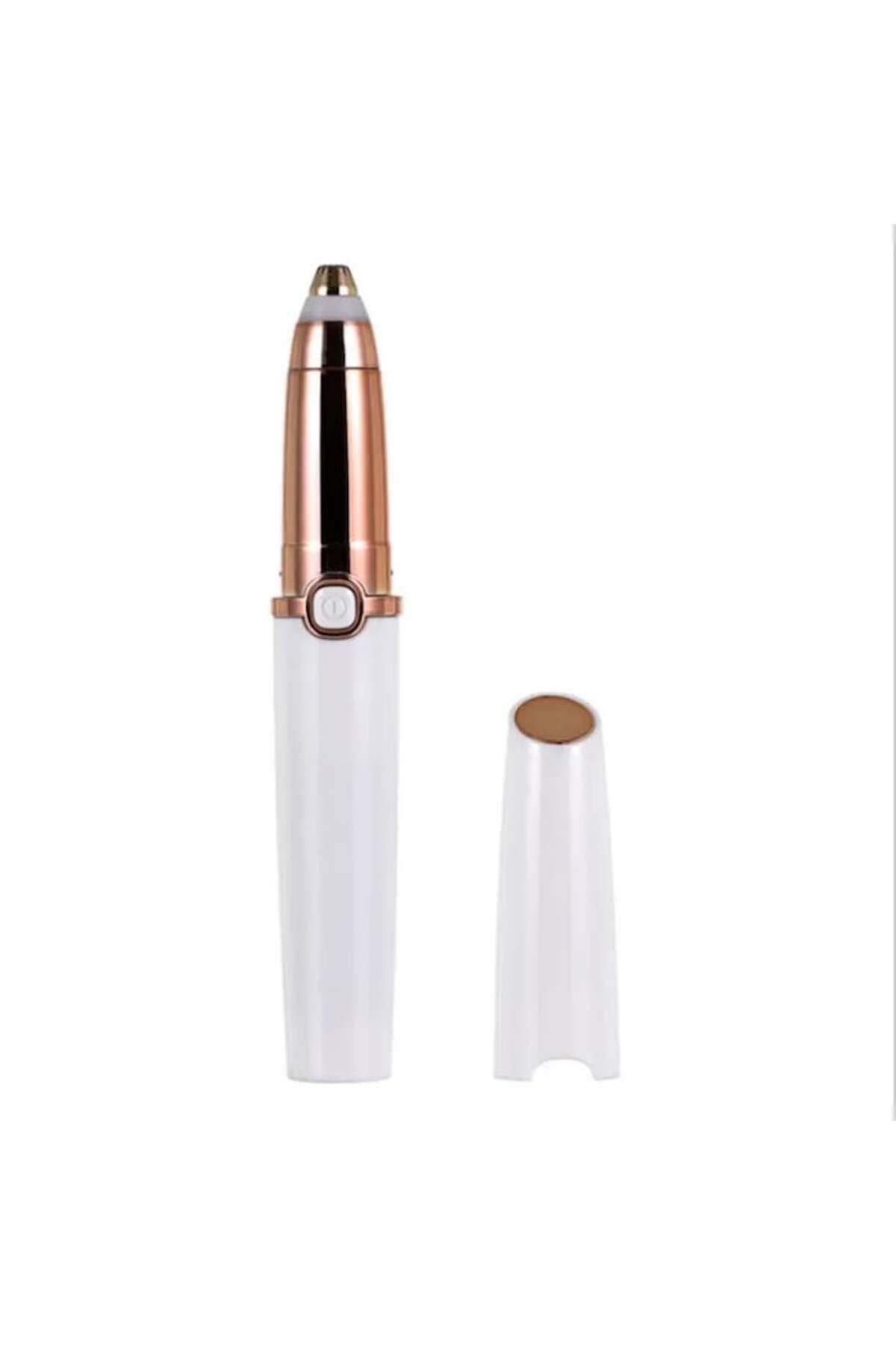 HOZRO-Hozro Mini Epilator, for Eyebrows, With LED Light, Compact and Elegant Design, White 3