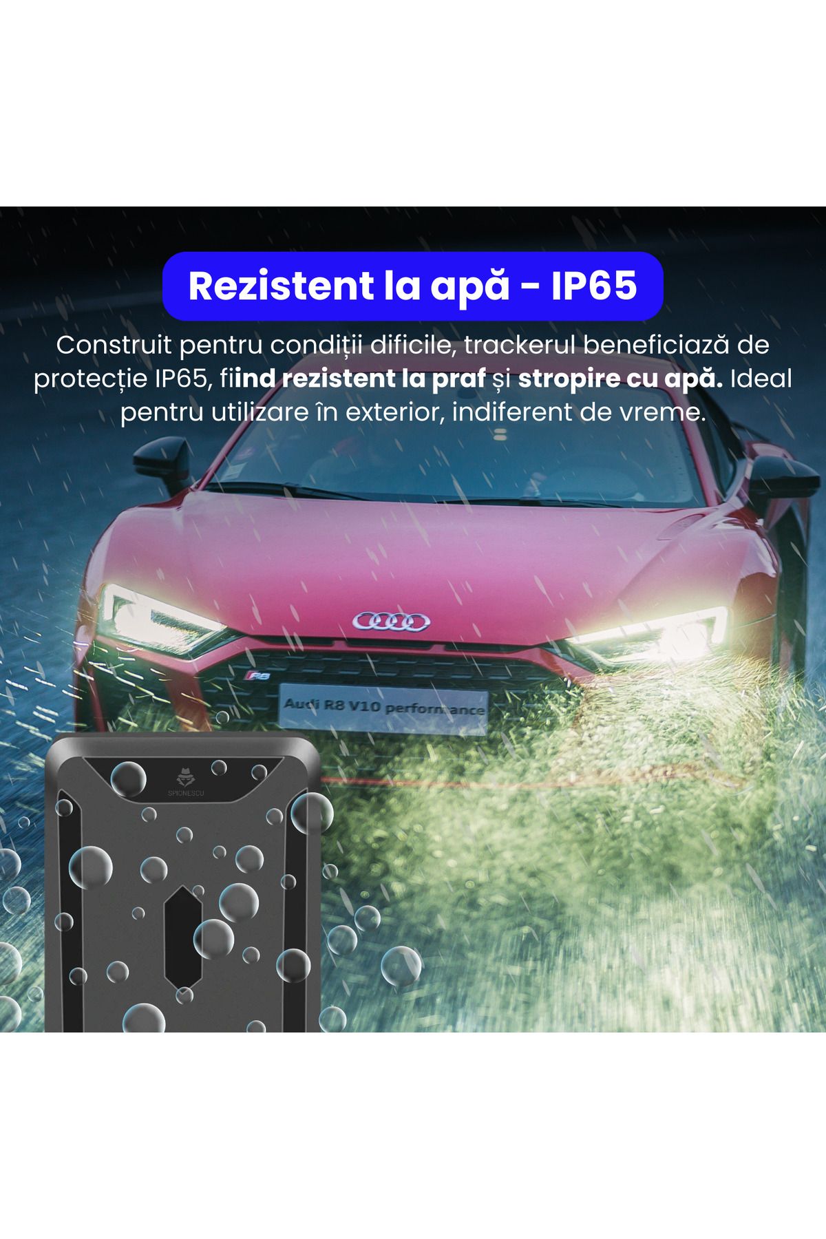 Spionescu-4G GPS tracker with strong magnet, 10,000 mAh battery, real-time location via app, audio monitoring 7