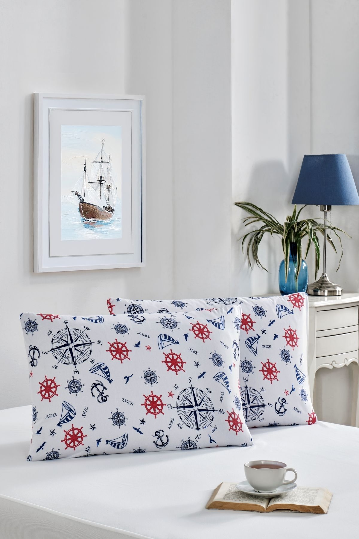 MARLA HOME 2'li Yastık Kılıfı | Prenses Serisi | Fermuarlı | Pamuklu | 50x70 cm