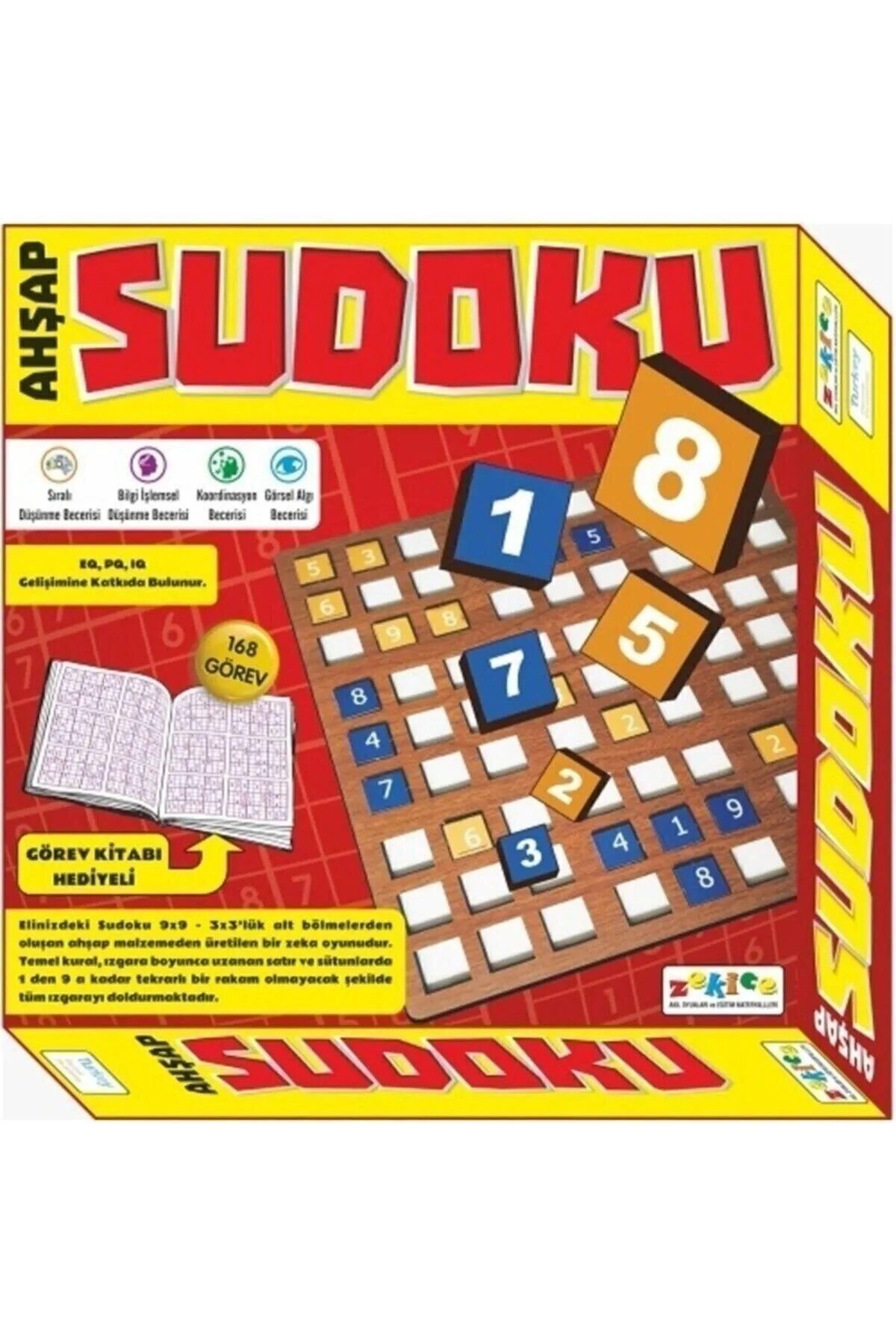 EDKZEKA Ahşap Sudoku