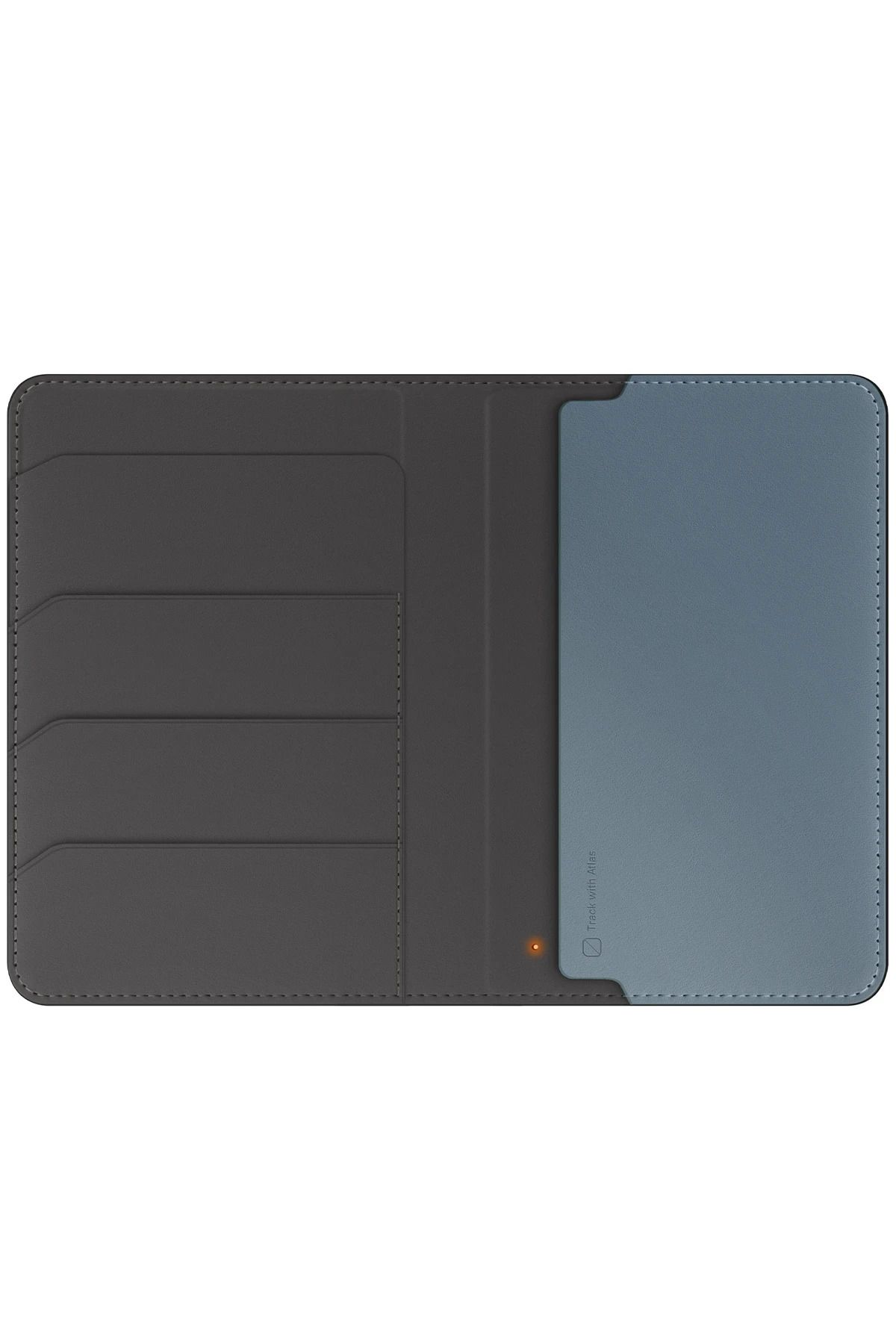 UNIQ Better By Design-Passport Wallet and Tracker (Find Feature) Rfid-Block Technology Vegan Leather Magnet Compartment 5