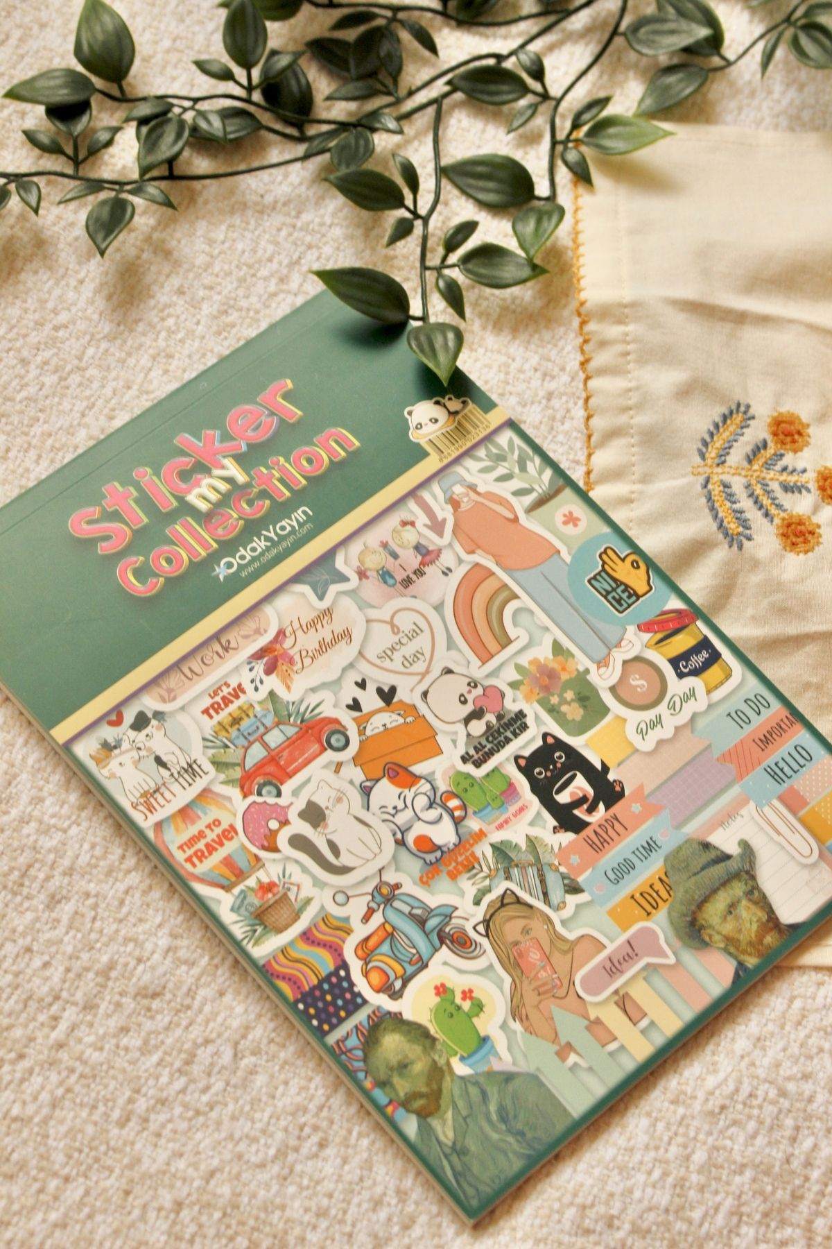 Nova Crafts 500+ Sticker Çeşitli Sticker Kitapçığı 16 SAYFA