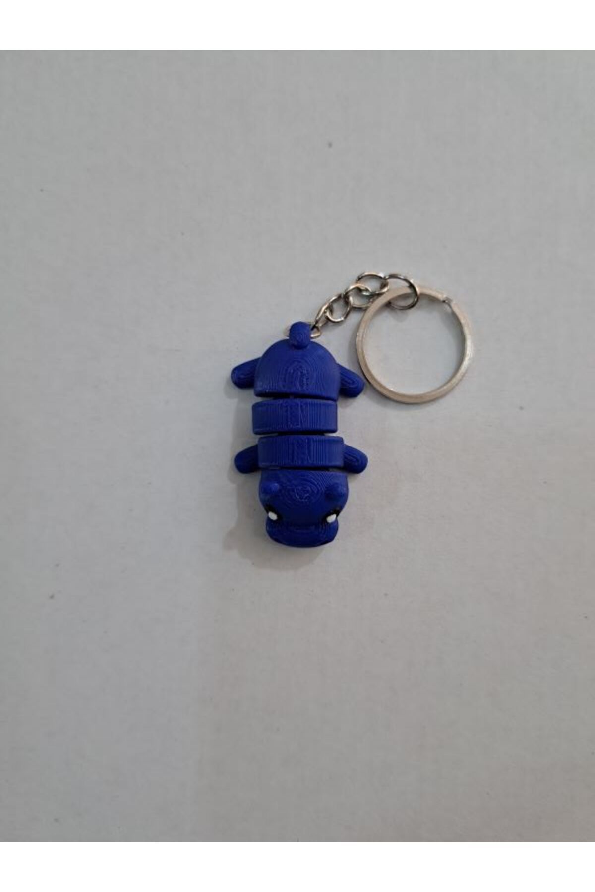 KırpıkKağıt Hipopotam Biblo Anahtarlık / 3D-PLA / 1 Ad.