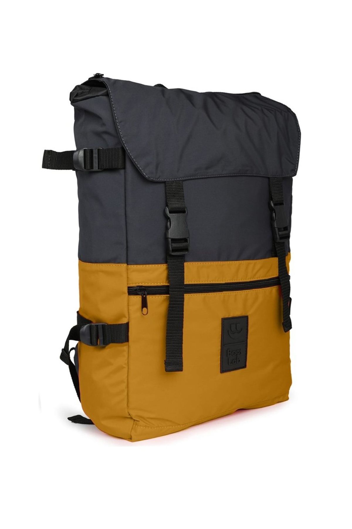 KAFF Sarı Su Geçirmez Kumaş Laptop Bölmeli Yürüyüş Günlük Outdoor Sırt Çantası -1013