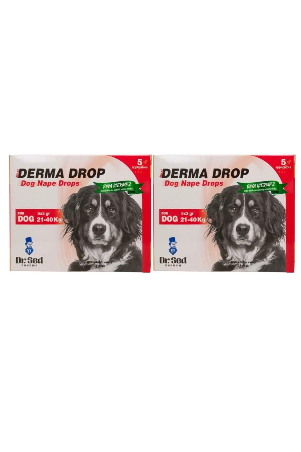 Dr.Sed 21–40 kg Köpekler İçin Bitkisel Bakım Damlaları – 5 x 3 ml Şase 2 Kutu