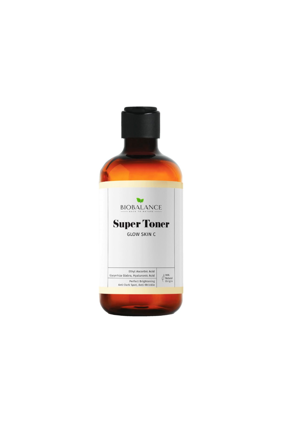 probio balance-Super Toner Glow Skin C, Antirid, Împotriva petelor pigmentare, Toate tipurile de ten, Bio Balance 250 ml 1