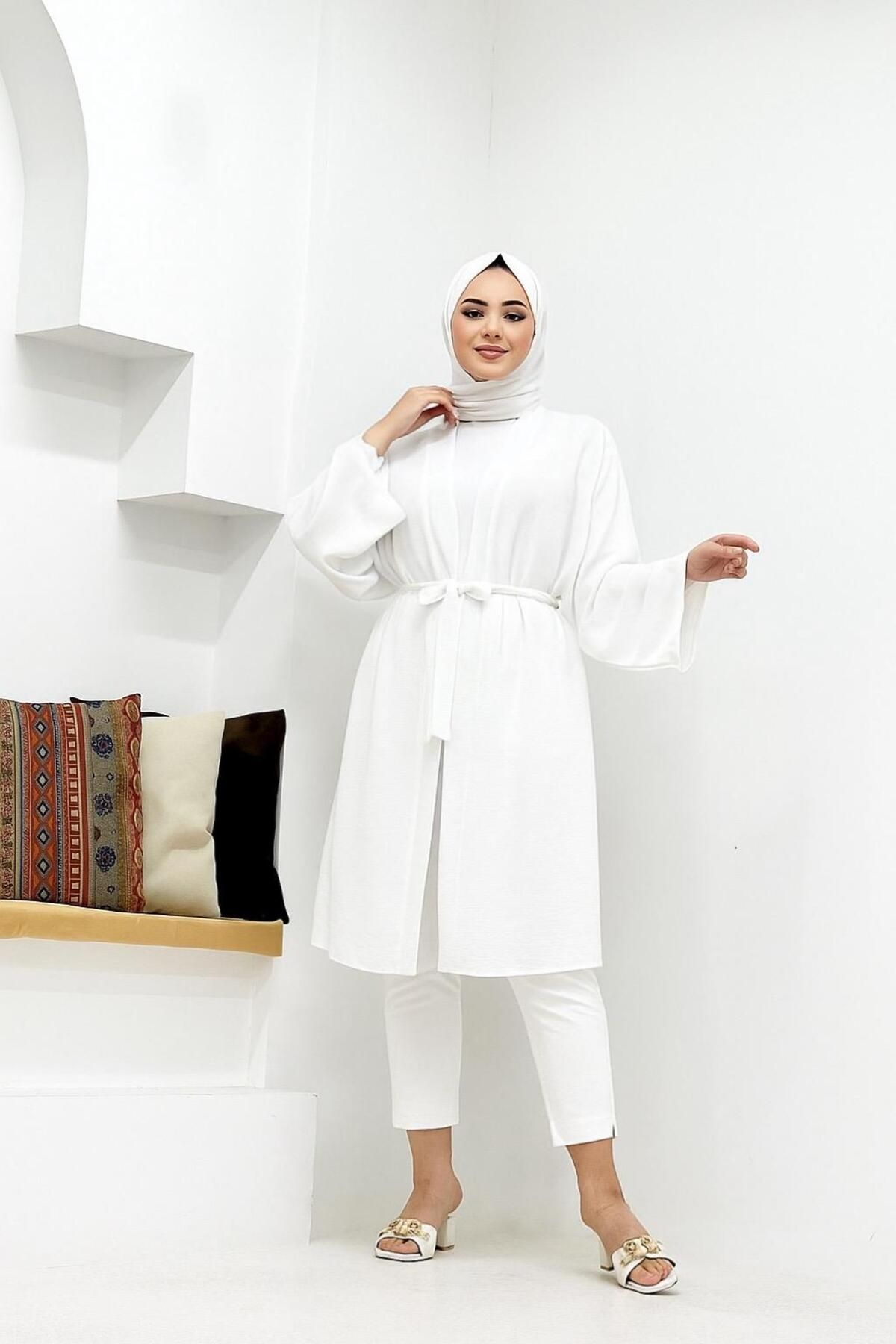 CNG MODA Modaalfabe Tesettür Ayrobin Spor Kimono