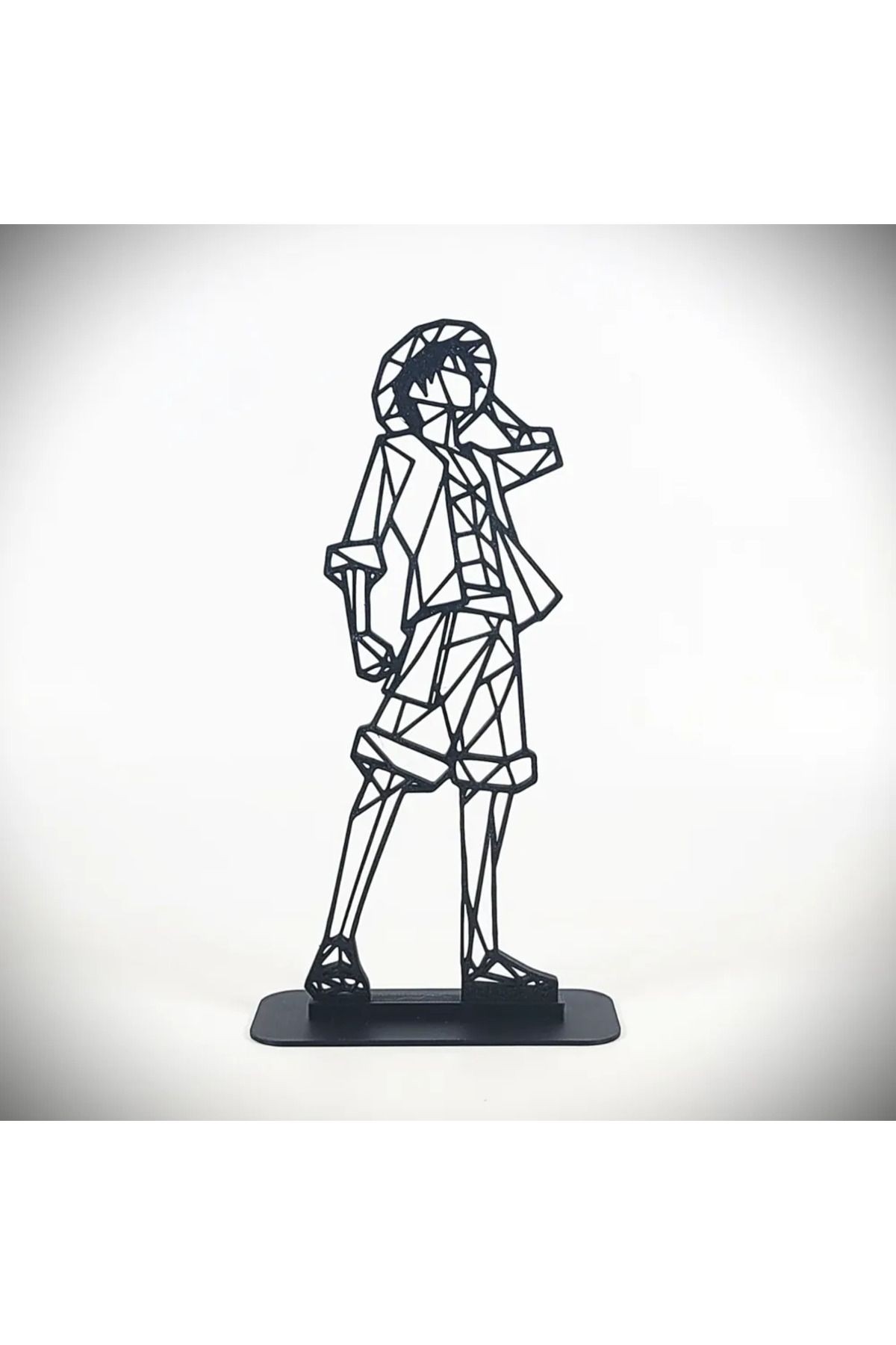 EmAy3d Geometric Çizim Luffy Masa Üstü Stand Biblo – Şık ve Modern 3D Dekor