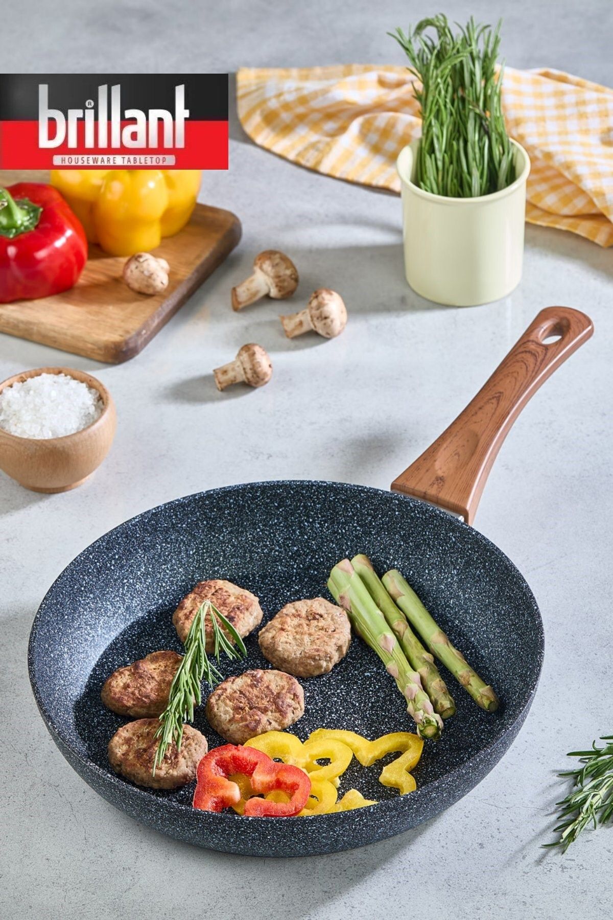 Brillant Alpha Bio Granit Tava 18 Cm