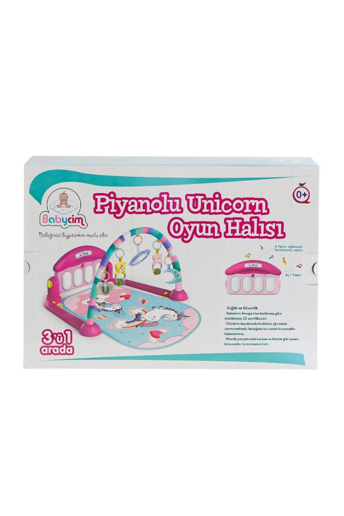NW NessiWorld Nessiworld HE0632 HE0639 Pink Babycim Unicorn Pianolu Oyun Halısı -Birliktoys