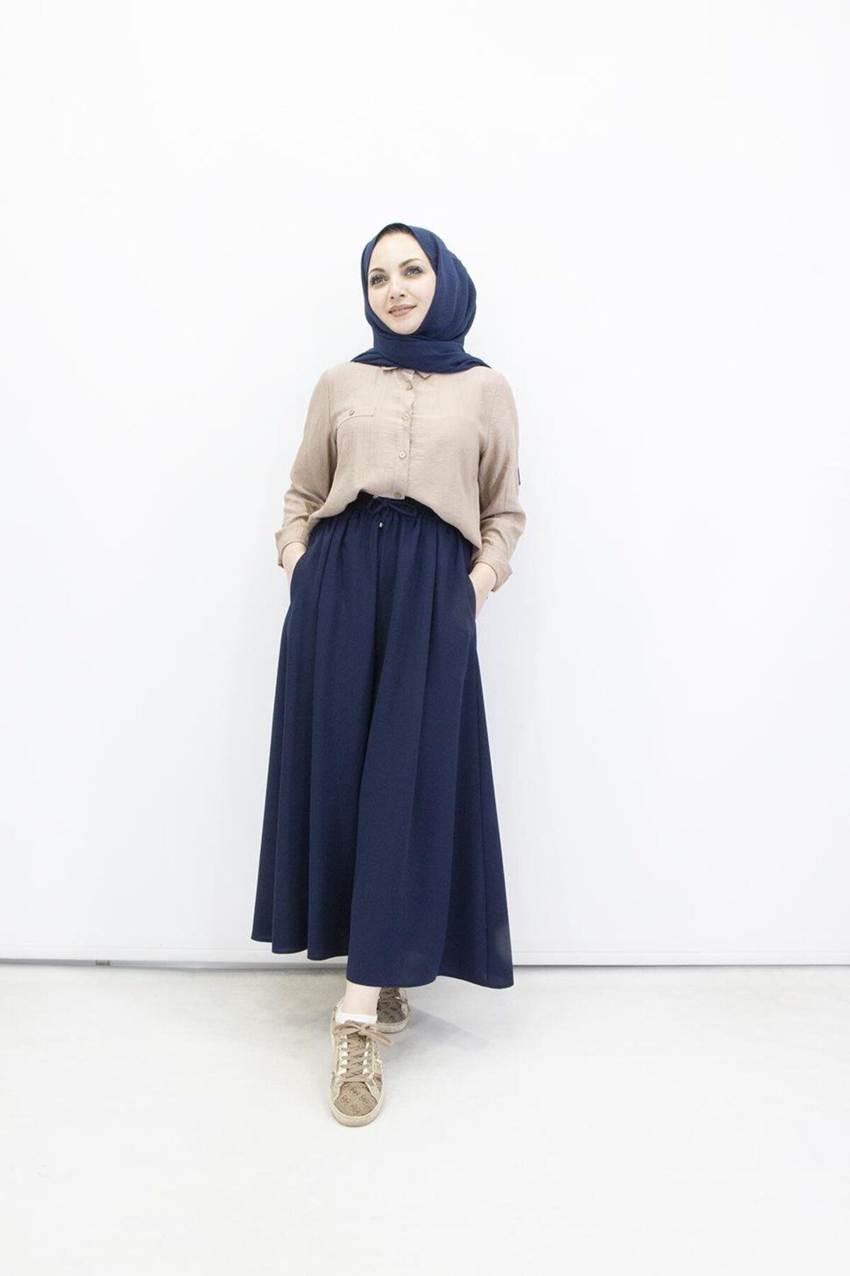 feray kaya 0347 Krep Kumaş Pantolon