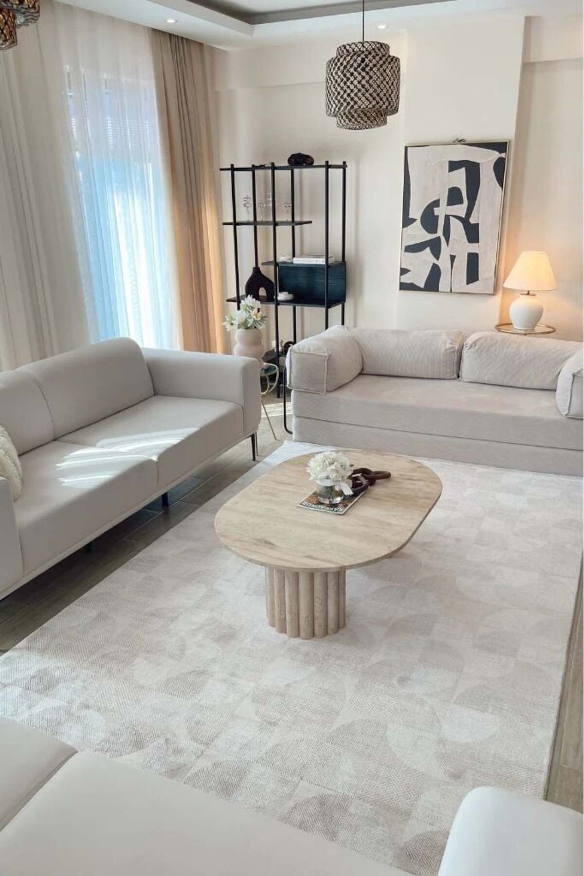 APEX HALI Apex Halı Truva Akrilik Halı Koleksiyonu 6622 Bej