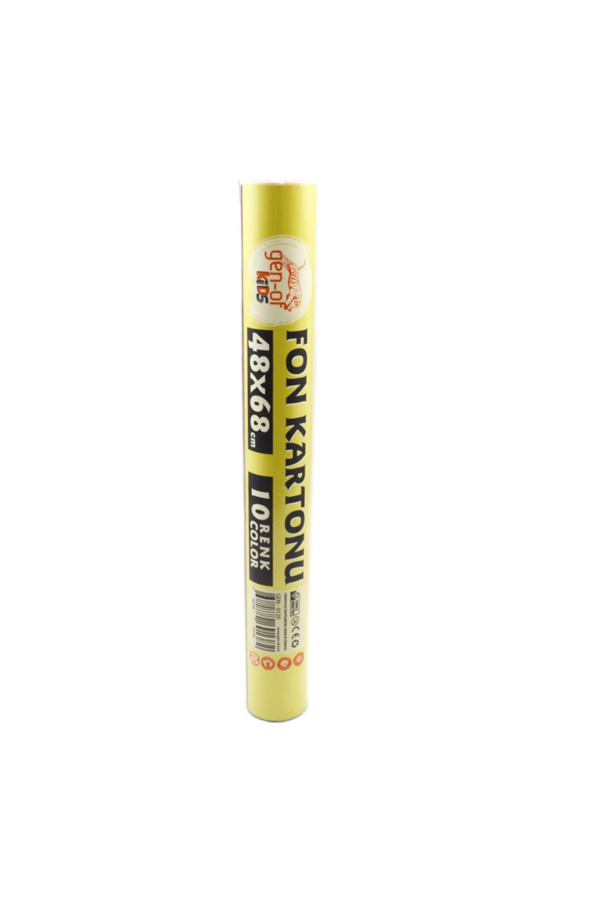Gen-Of 48x68 Rulo Fon Kartonu 10 Renk (GEN-9120)