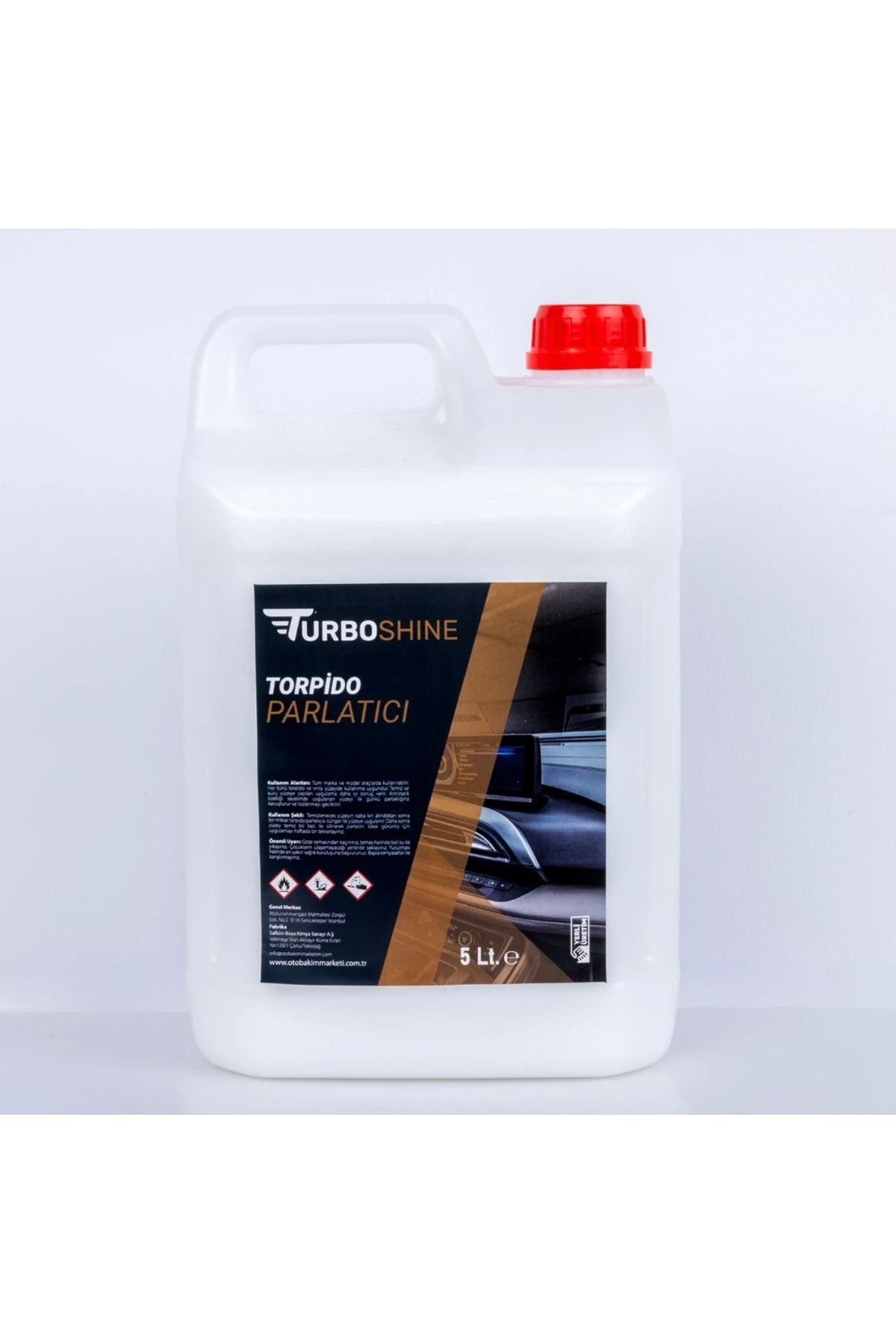 TURBO SHİNE Torpido Parlatıcı 5 Litre