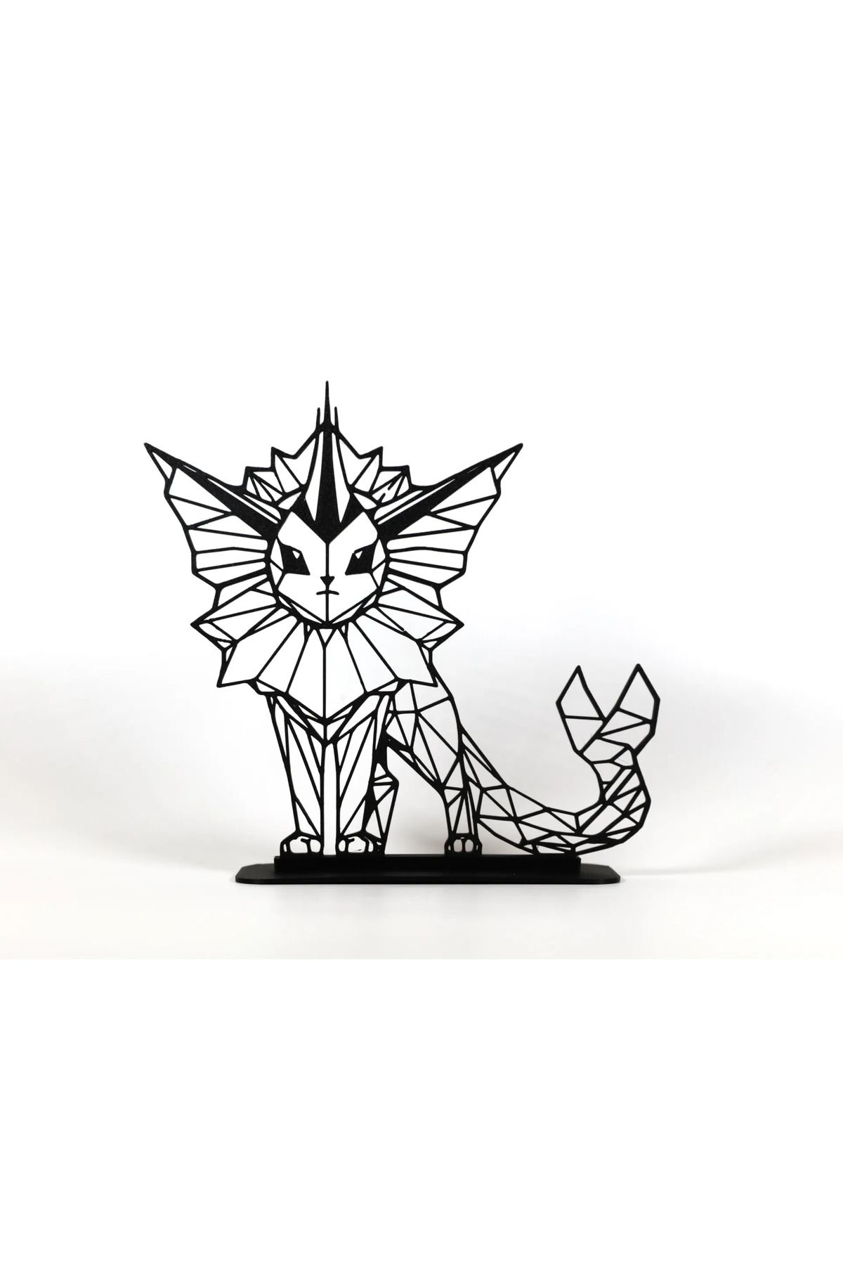 EmAy3d Geometric Çizim Vaporeon Masa Üstü Stand Biblo – Şık ve Modern 3D Dekor