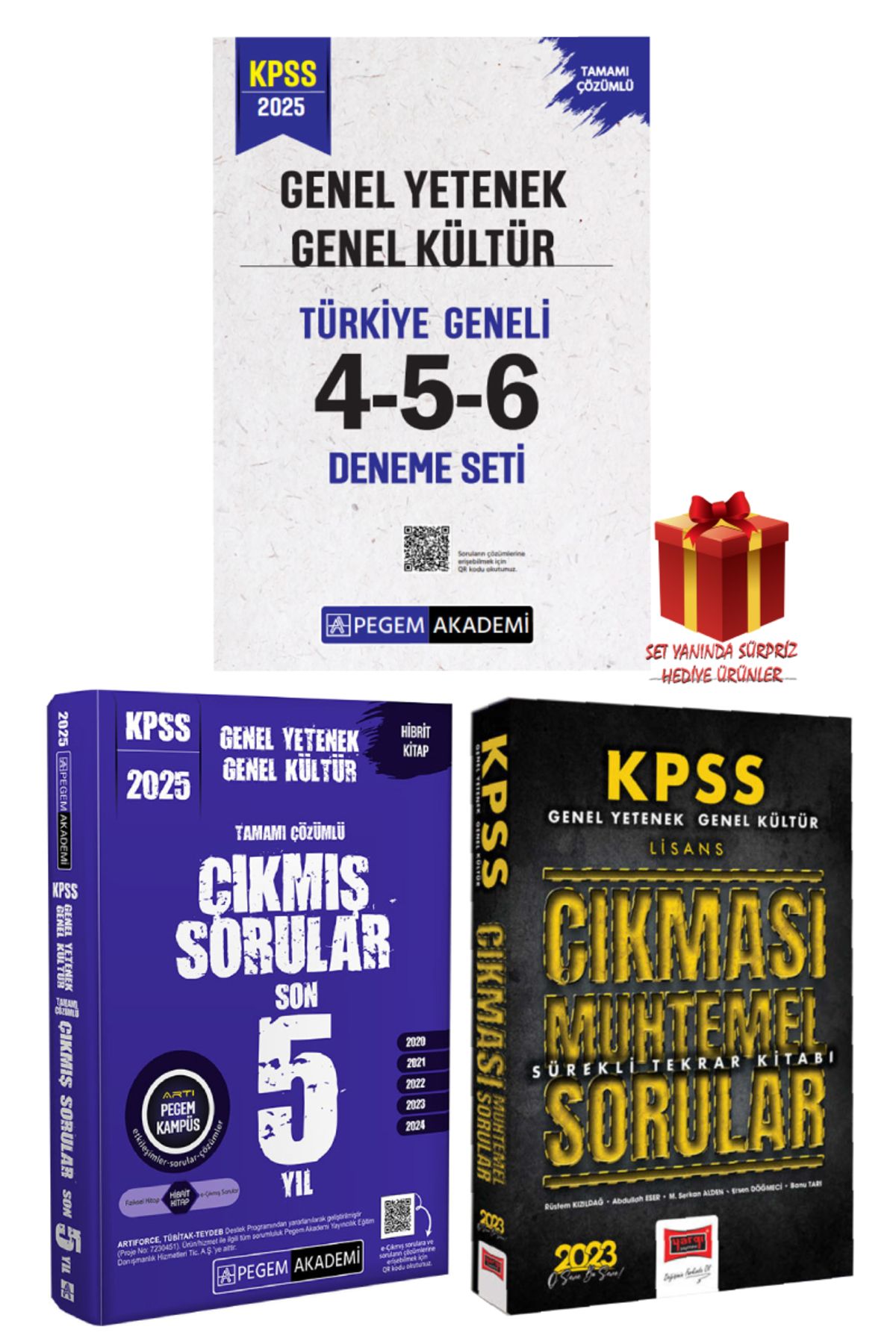 Pegem Akademi Yayıncılık 2025 Pegem GYGK Türkiye Geneli Deneme Sınavları+GYGK Çıkmış Sorular+Çıkması Muhtemel Sorular