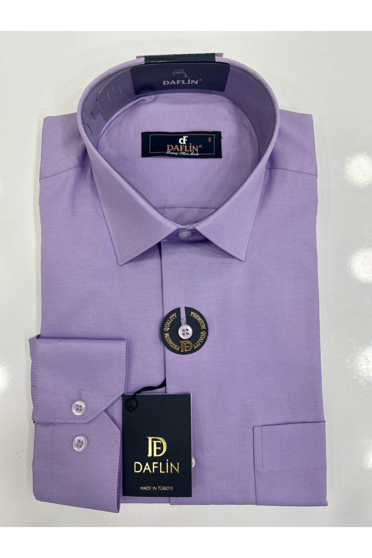 Daflin ERKEK CLASSIC RAHAT KALIP CEPLİ PAMUKLU ERKEK GÖMLEĞİ