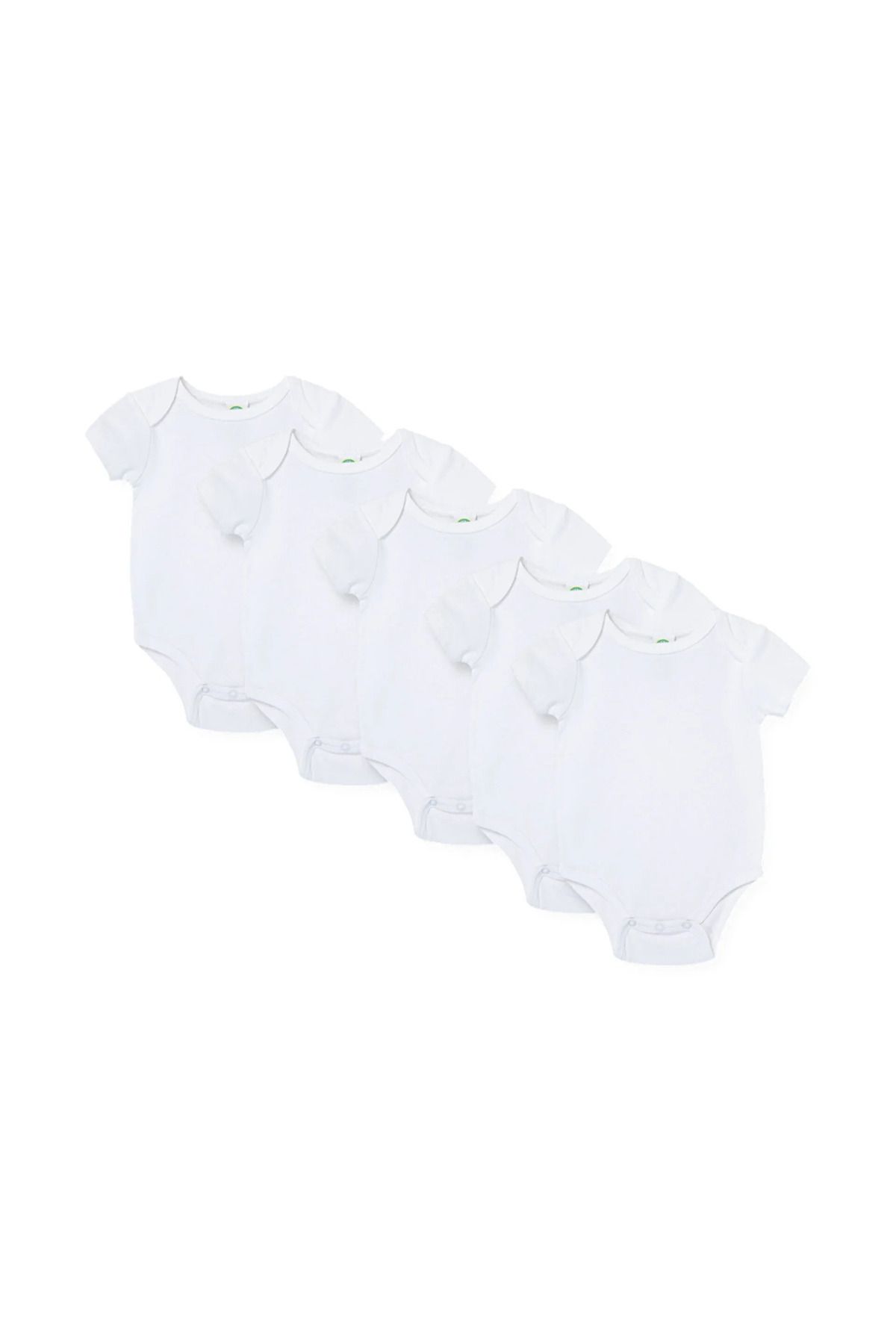 Little Me White 5pk Bodysuit