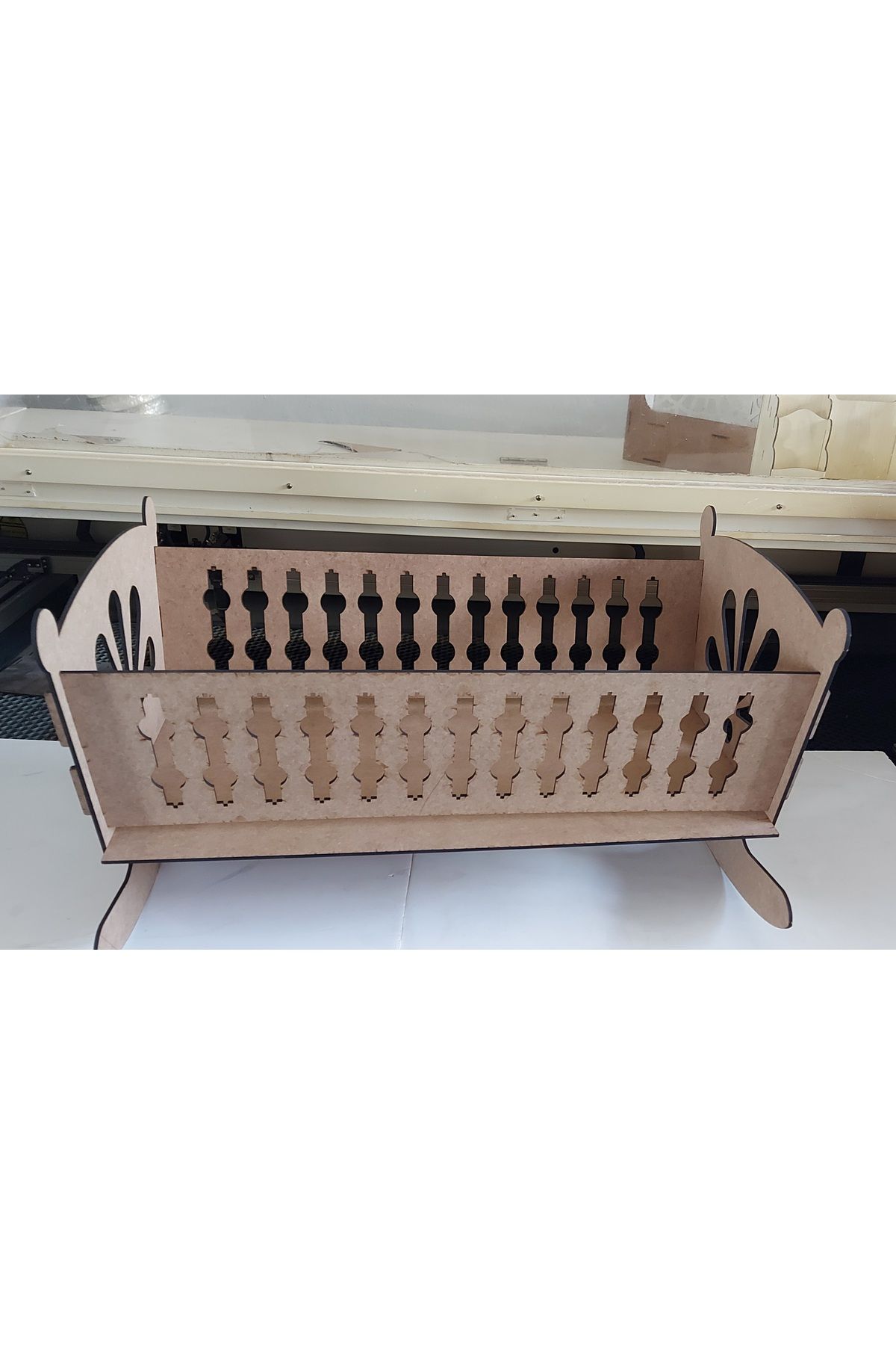 ERFA TASARIM Buyuk boy oyuncak bebek beşiği boy 67 cm en 35 cm