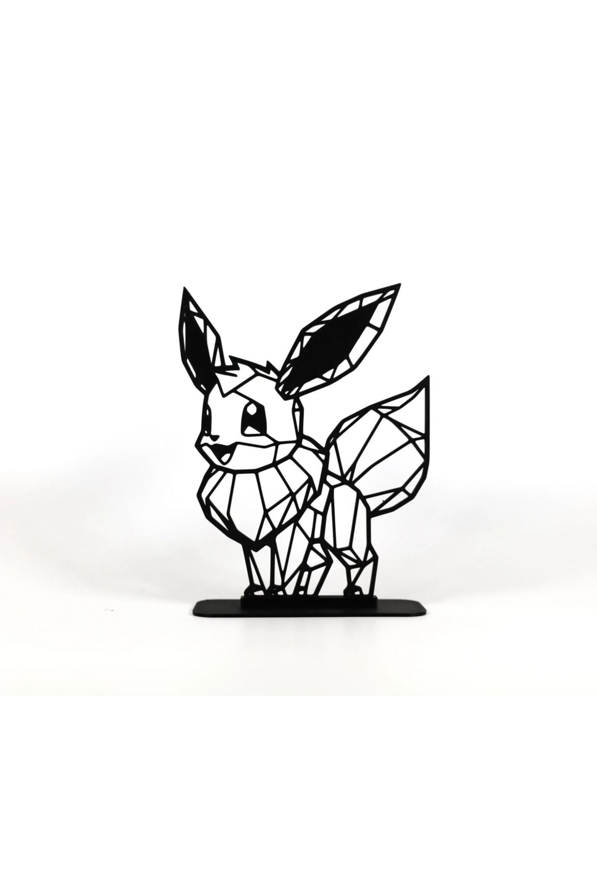 EmAy3d Geometric Çizim Eevee Masa Üstü Stand Biblo – Şık ve Modern 3D Dekor