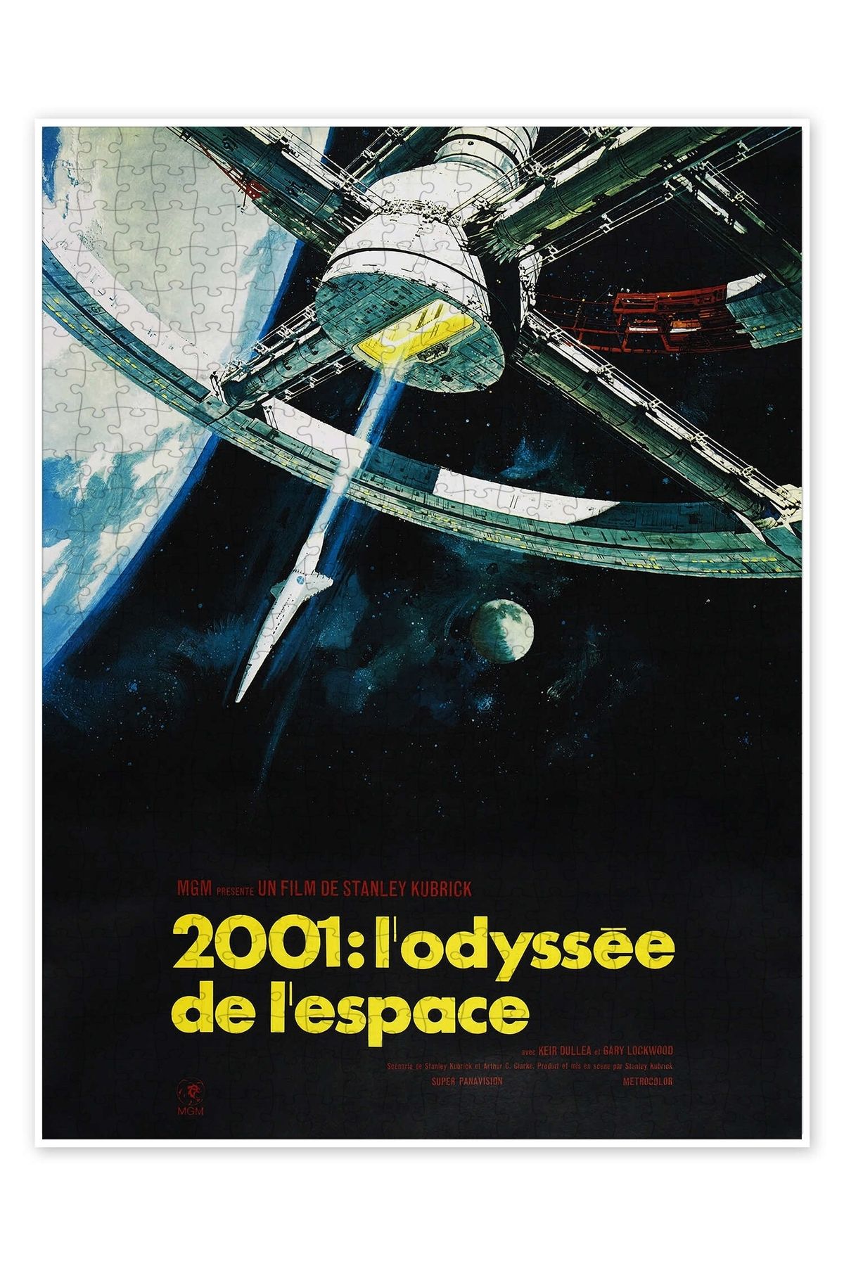 Jeronkarji 2001: Bir Uzay Destanı 500 Parça Puzzle Yapboz Klasik Film Temalı
