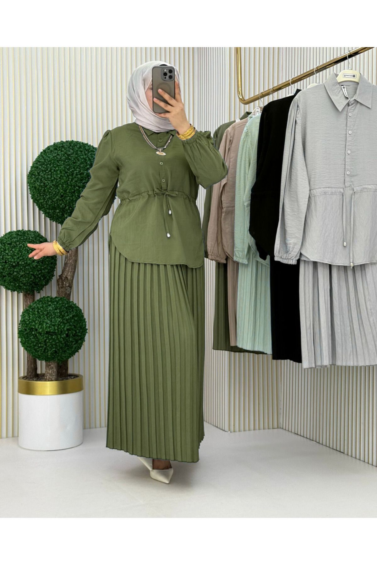 sencicollection Premium Kalite Yazlık Tesettür Takım