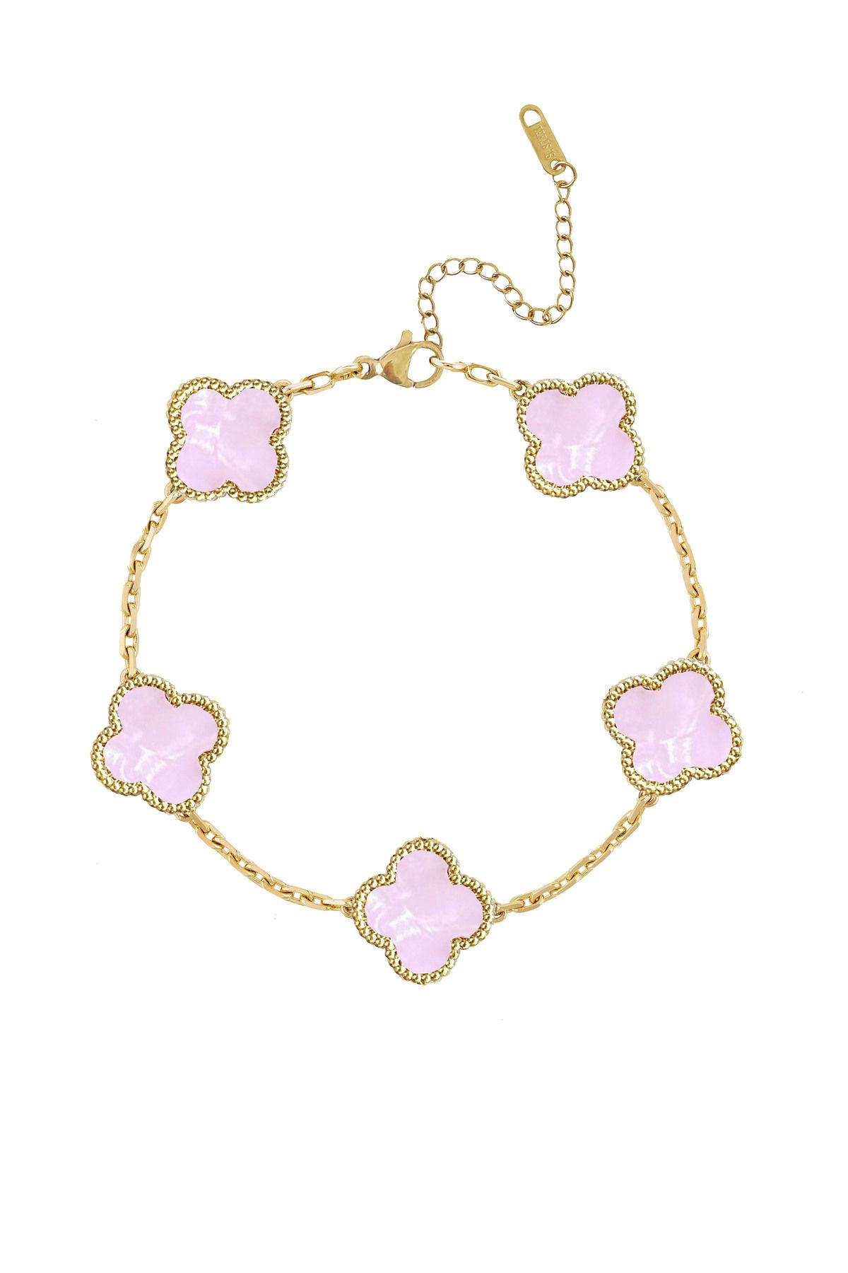 Atelier Duygu 12MM | Pink Clover Bileklik