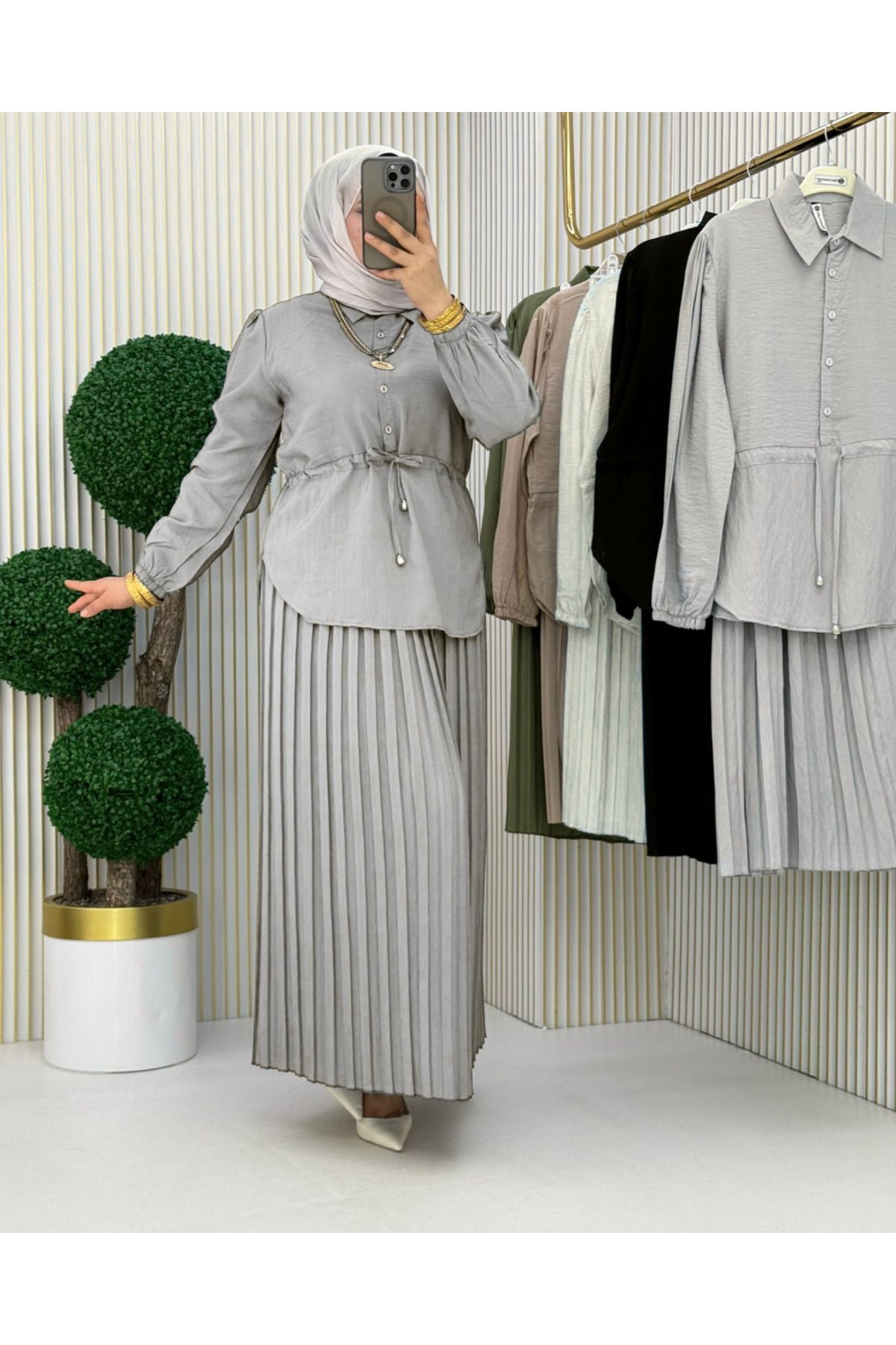 sencicollection Premium Kalite Yazlık Tesettür Takım
