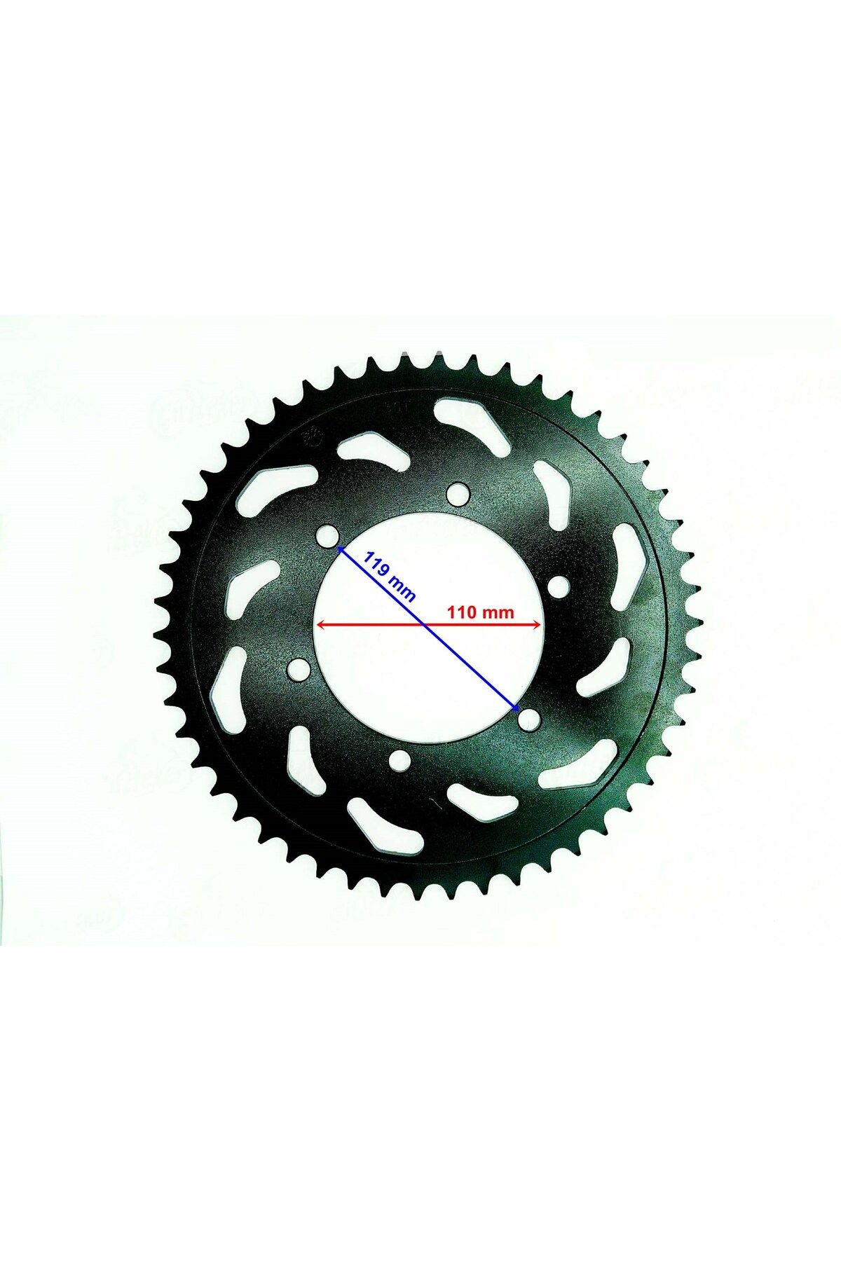 OEM Yamaha R25 Mt-25 Arka Dişli 520-50t İç 110 Mm 6 Delikli