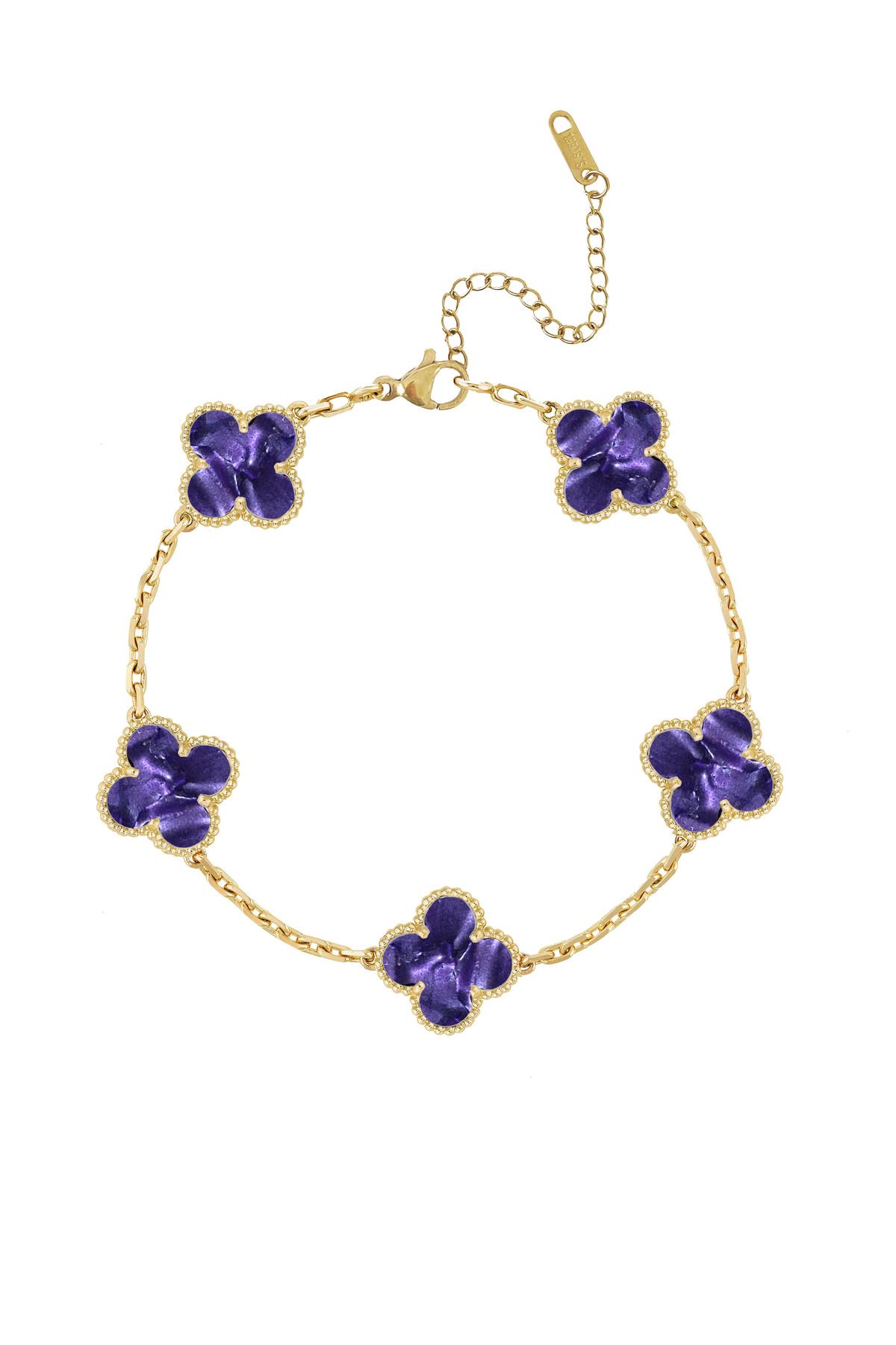 Atelier Duygu 12MM | Purple Clover Bileklik