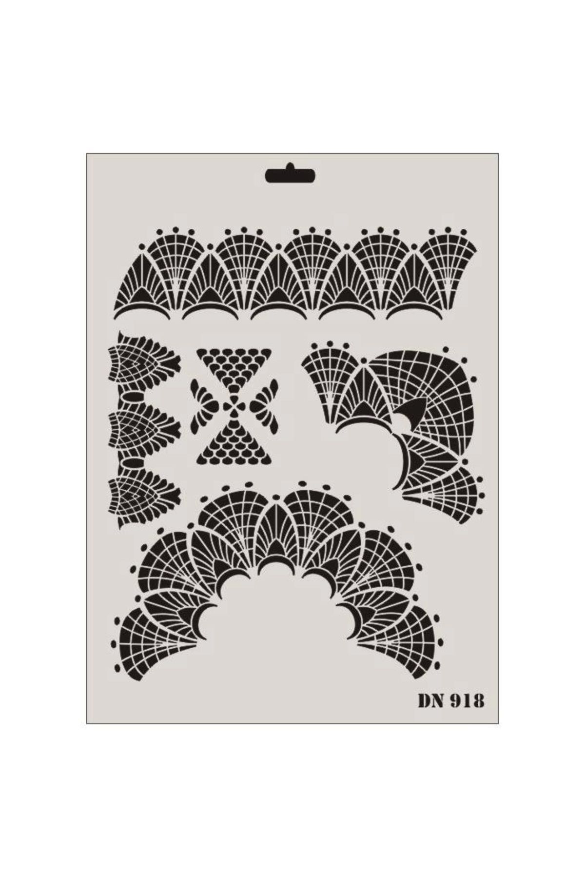 minaydan Rich Dantel Seri DN-918 Stencil 35x25 cm