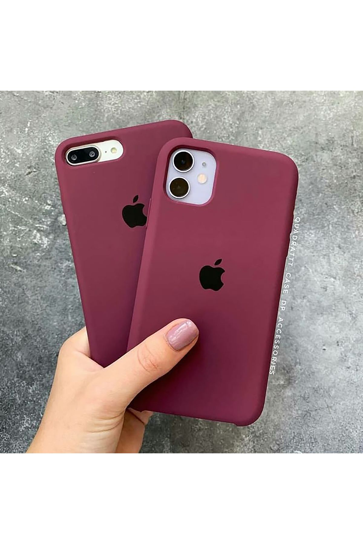 TimuyaCase Iphone 11 Uyumlu Içi Kadife Lansman Premium Kılıf A Class - Bordo