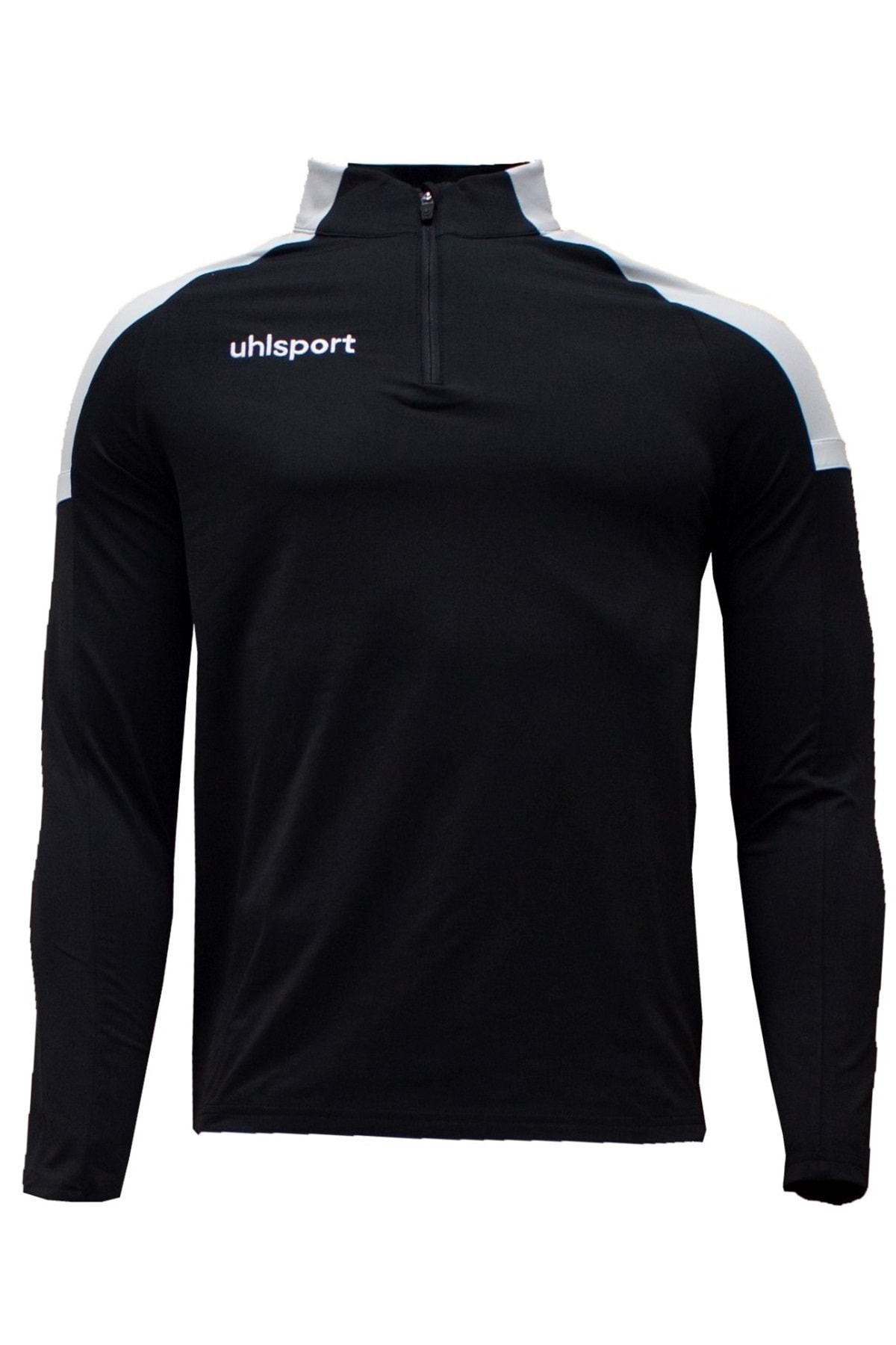 UHLSPORT 1101803 Kamp Traınıng Sweat Erkek Eşofman Üstü SİYAH-GRİ
